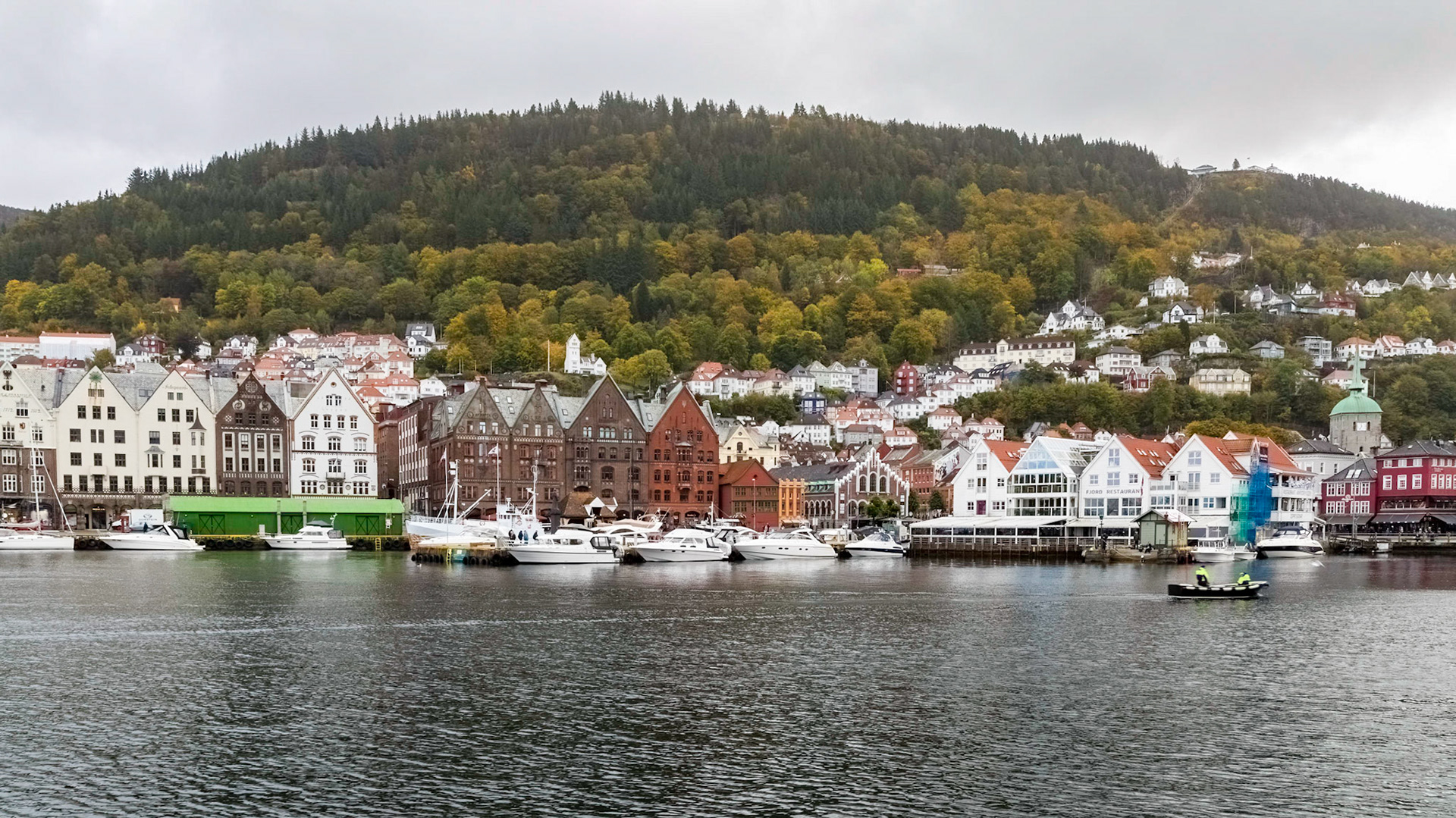 Bryggen, across Bergen harbour