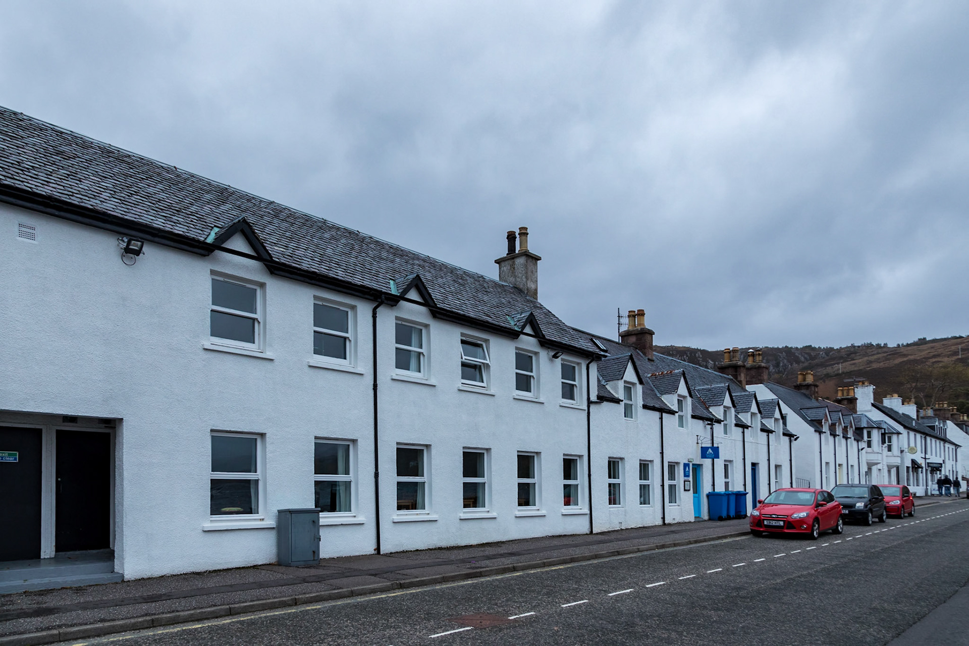 Row houses along Shore St, Ullapool