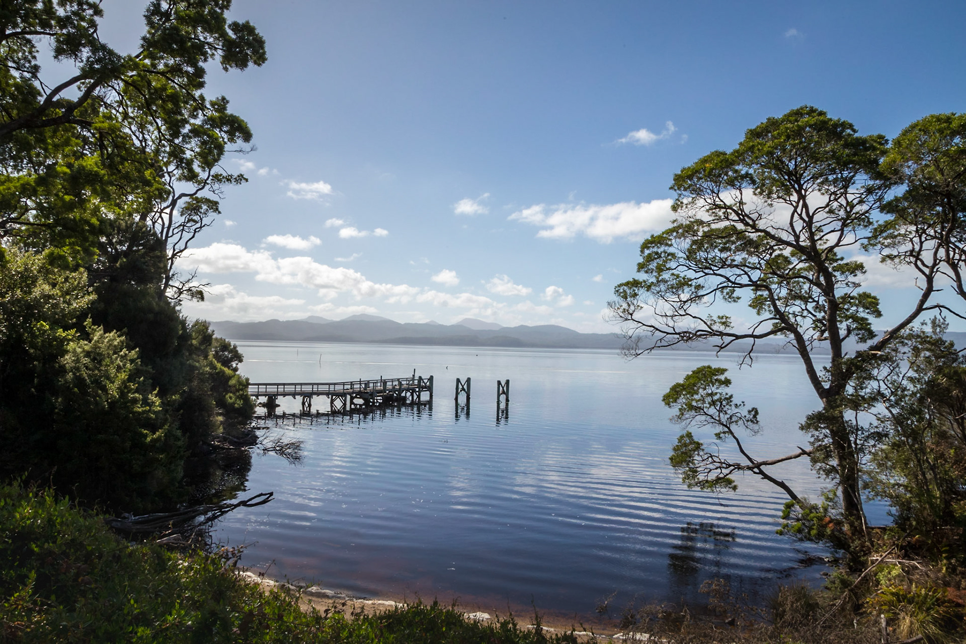On Sarah Island, in Macquarie Harbour