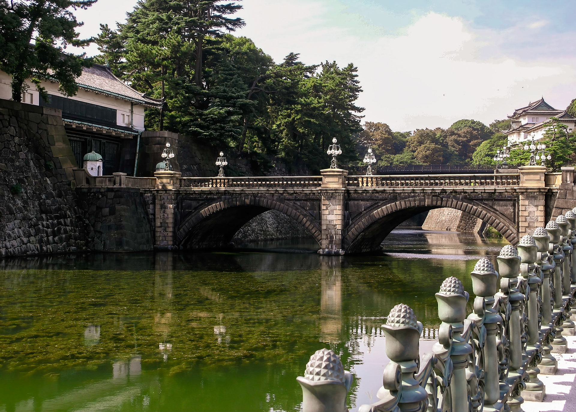 Nijubashi Bridge entrance to the imperial palace