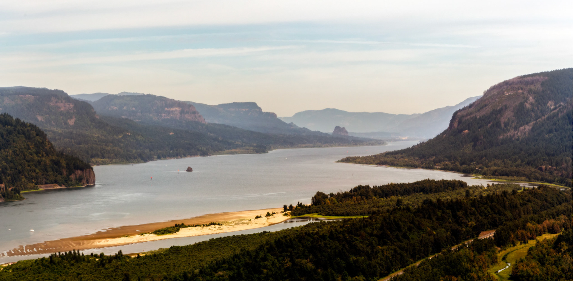 Columbia River from Crown Point