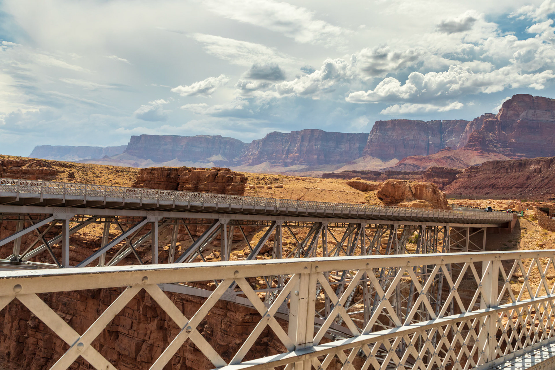 Navajo Bridge across the Colorado River, Marble Canyon