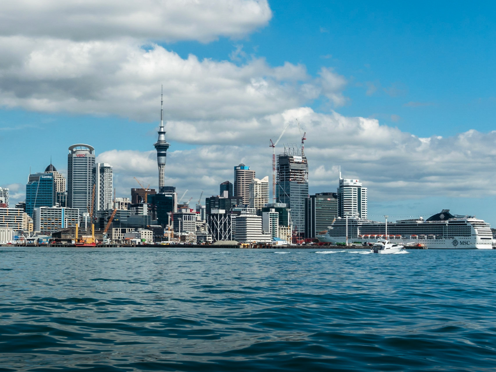 Auckland city skyline