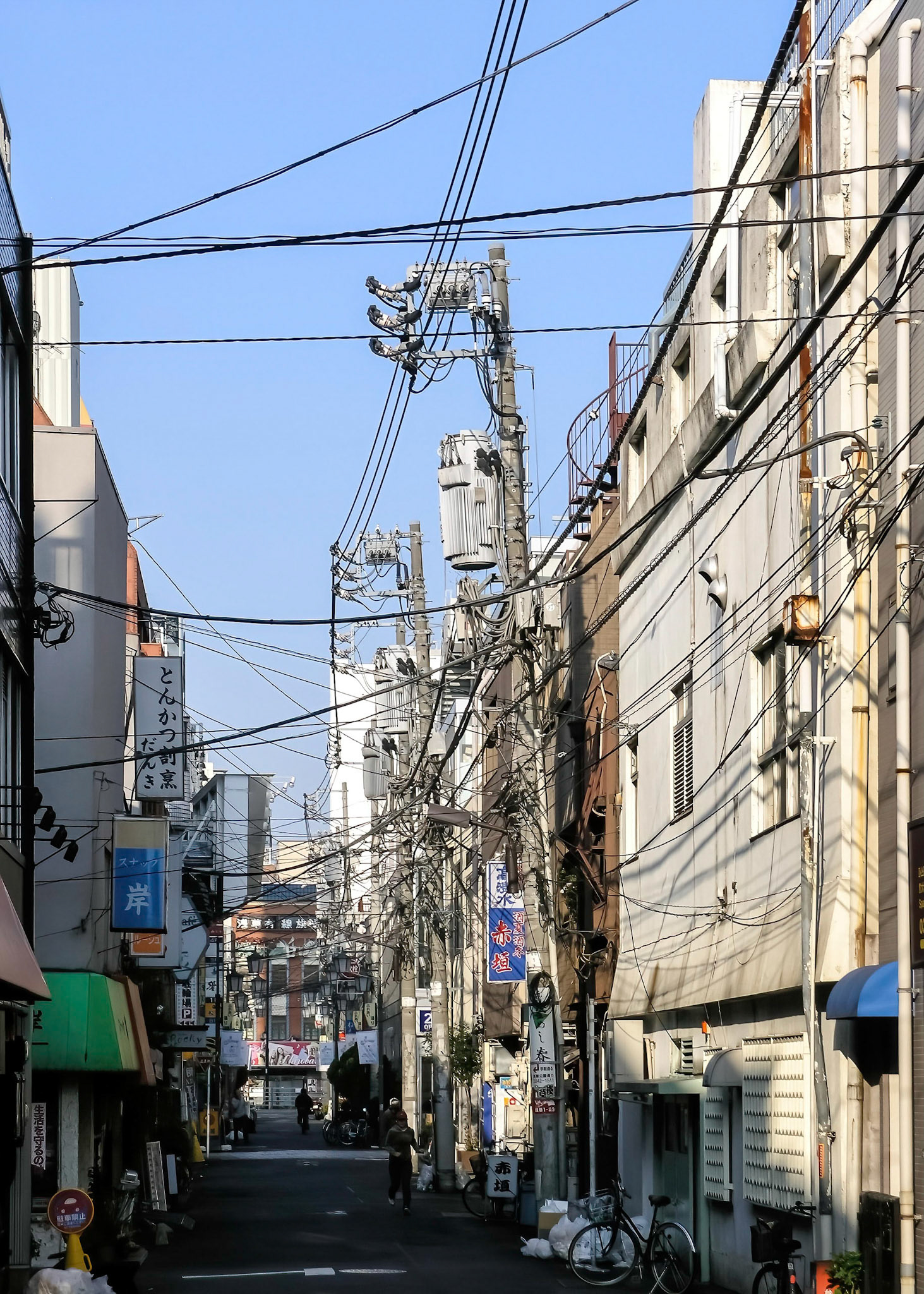 Cables jungle; power and comms