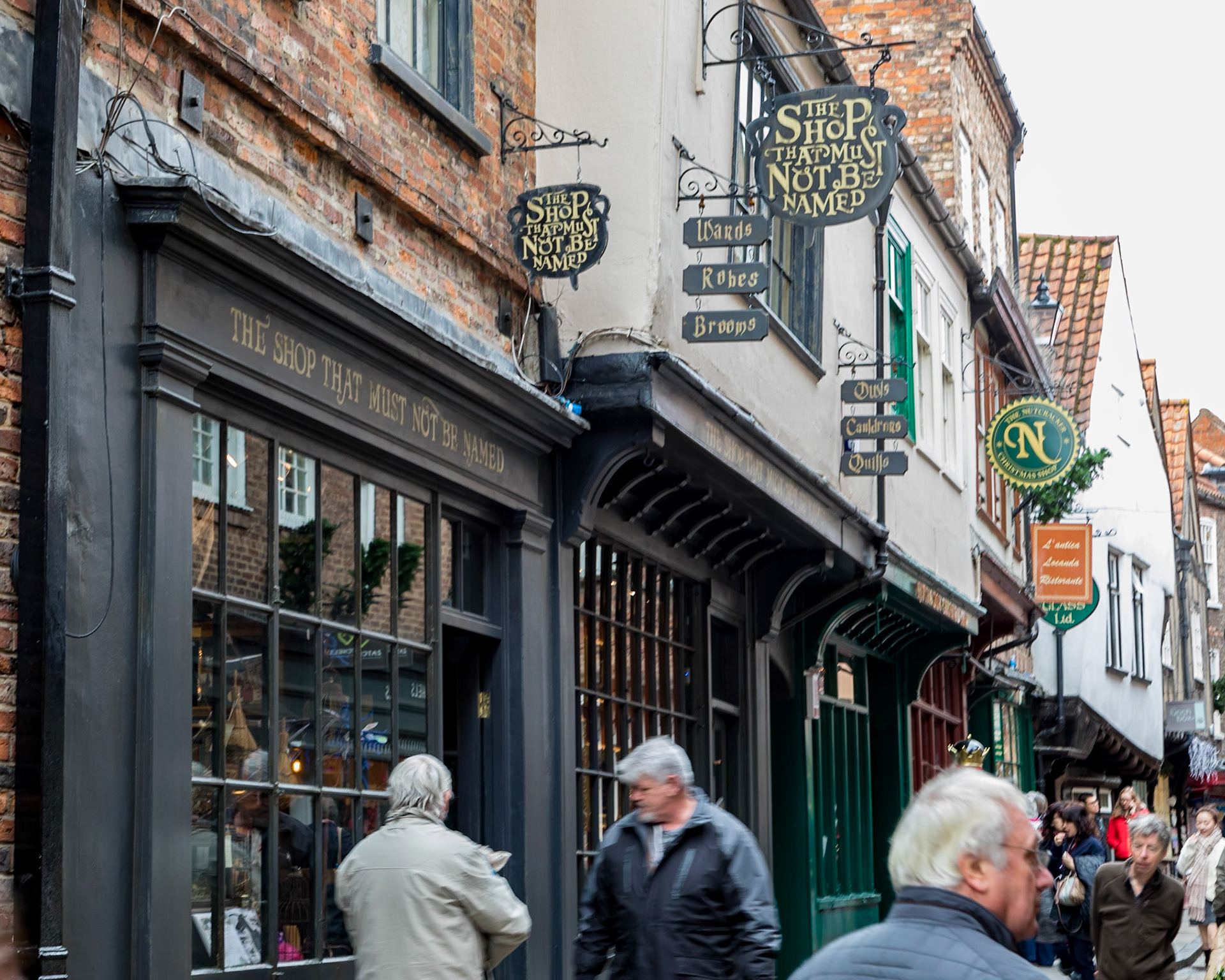 Shops along The Pavement