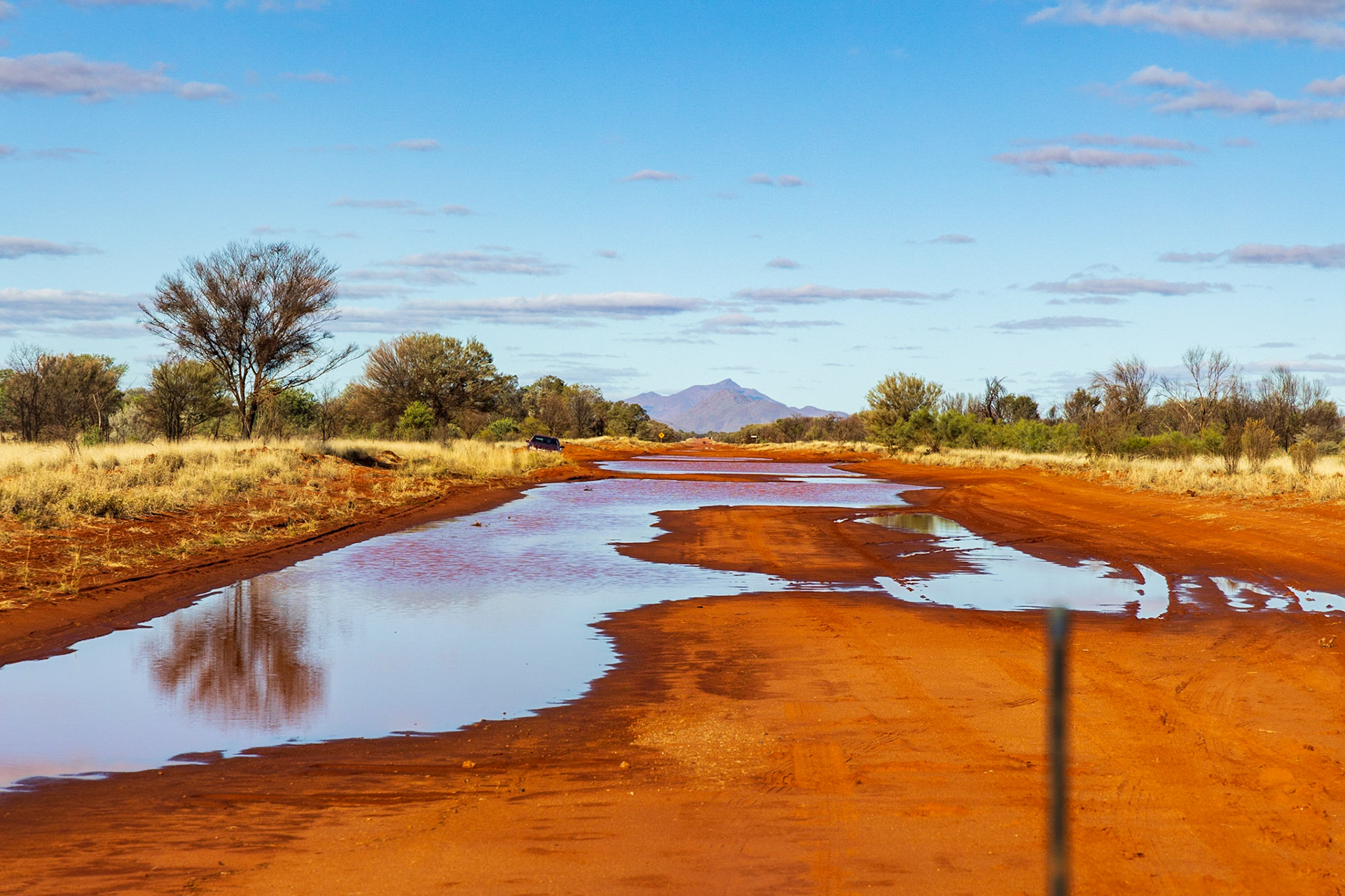Travel east from Papunya