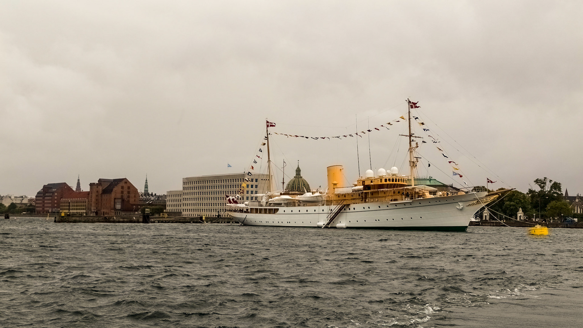 The Royal Yacht of the Queen of Denmark