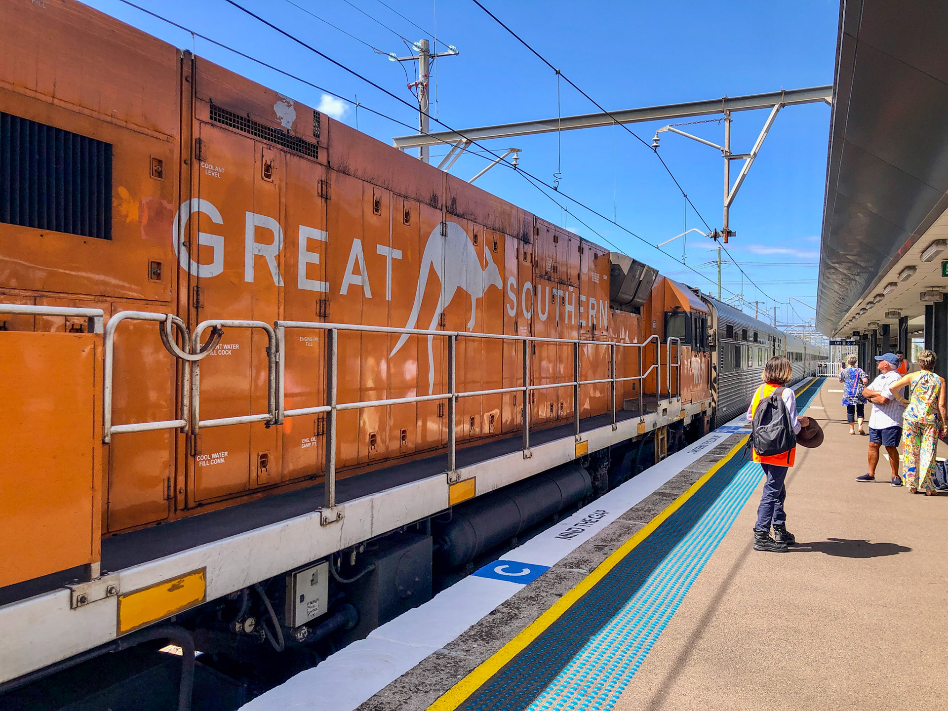 GSR at Newcastle's Broadmeadow Station