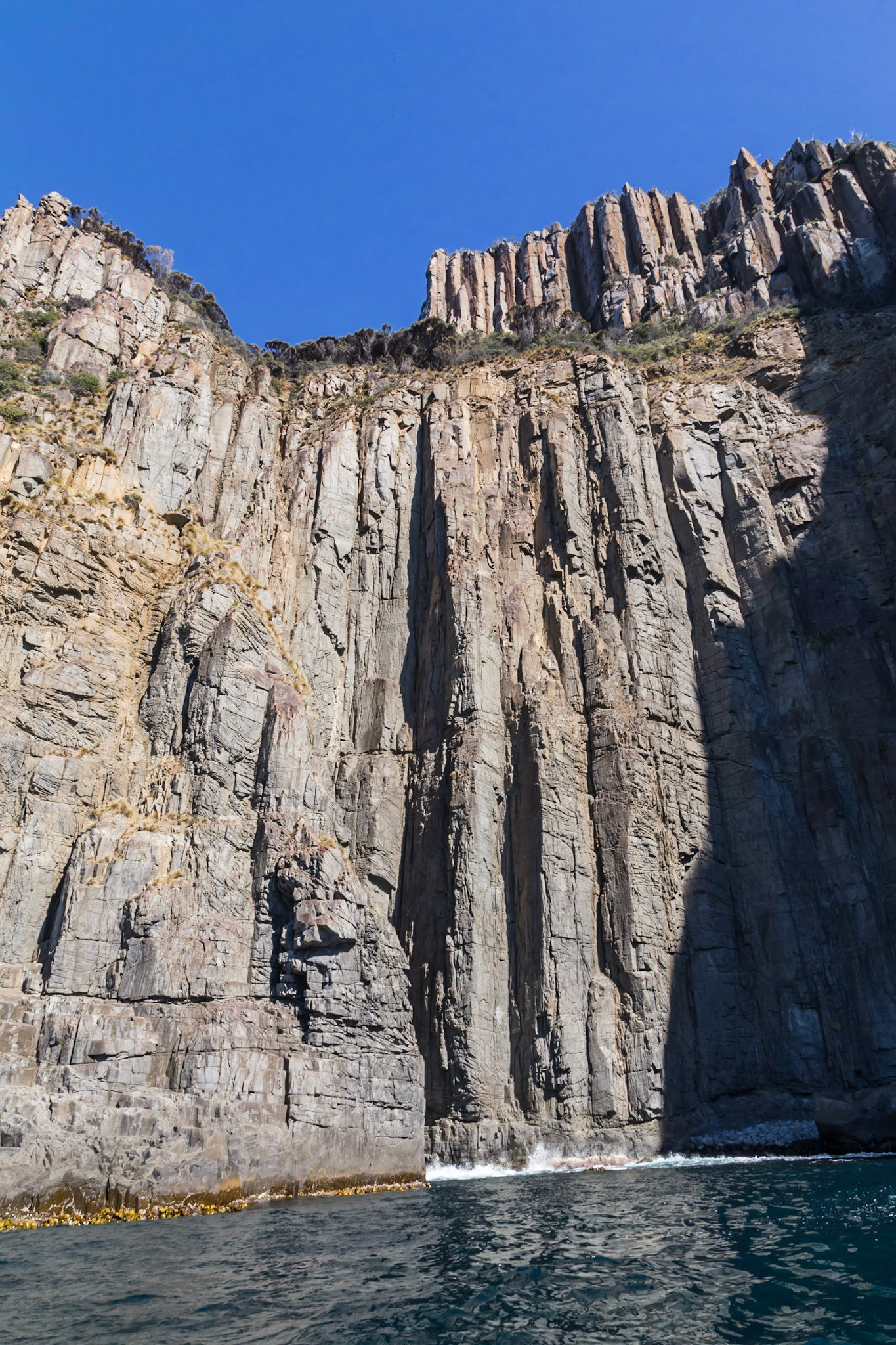 Massive Cliffs around the edge of the South Bruny National Park