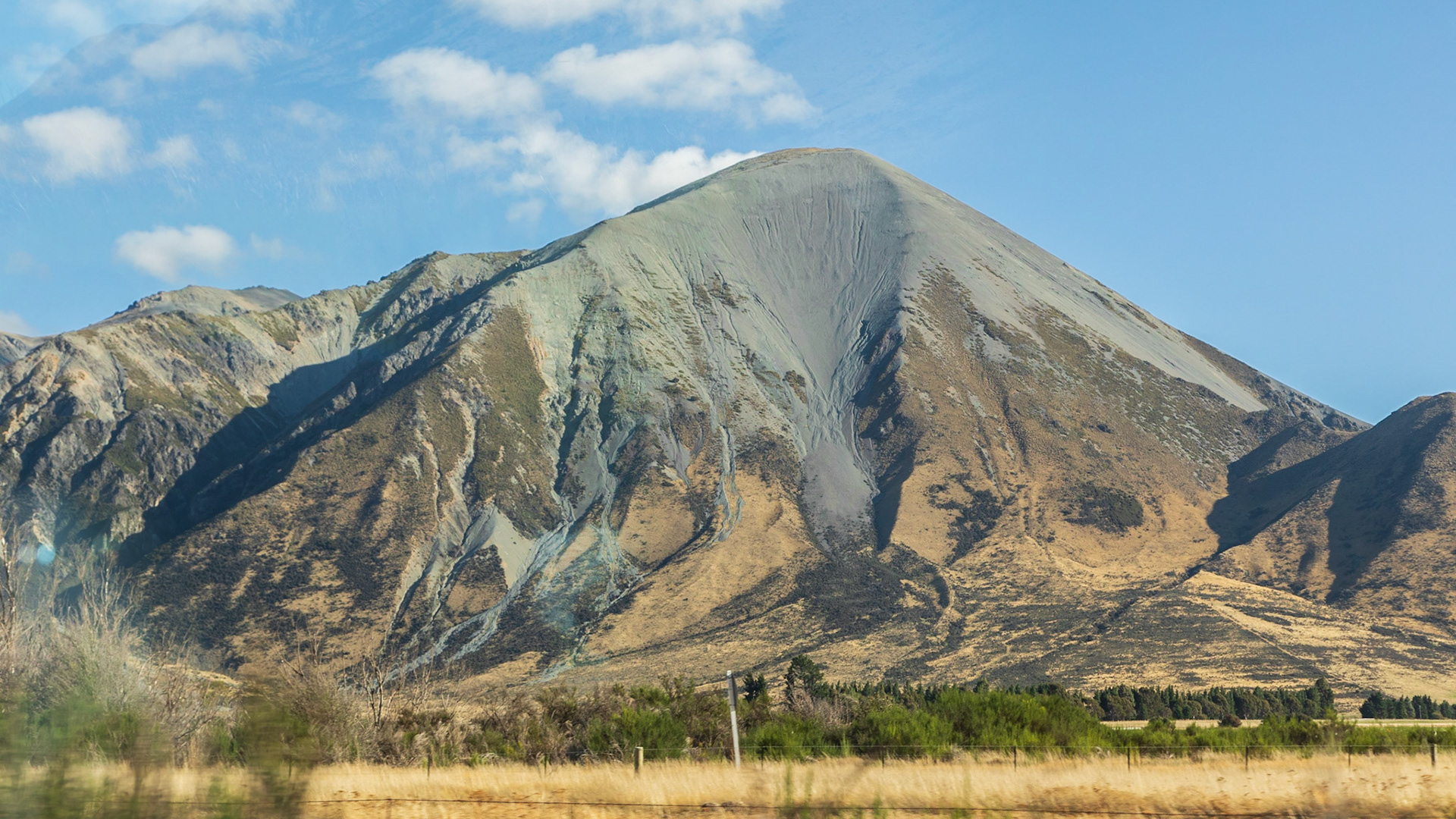 A view from the TranzAlpine train 