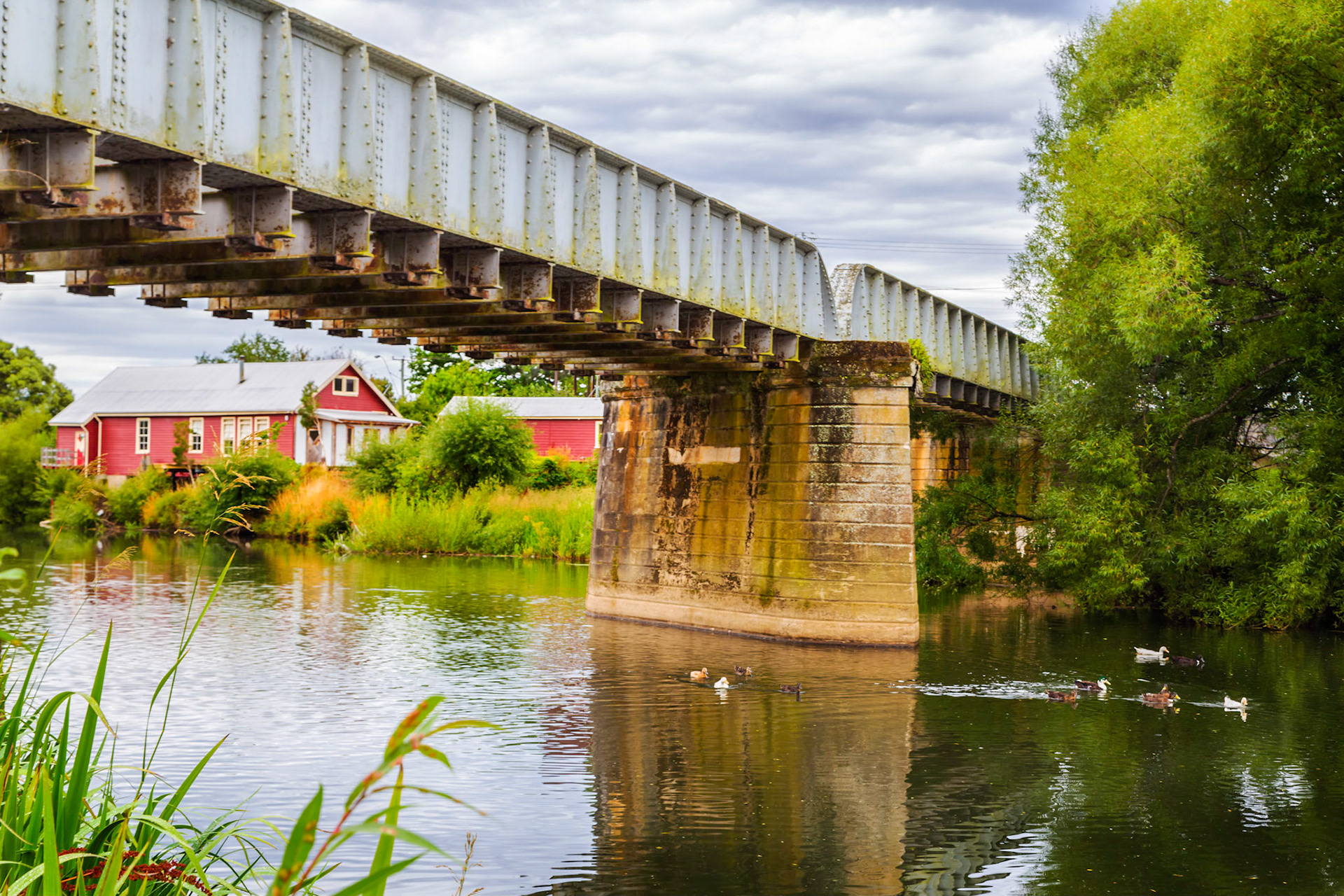 Deloraine, a bridge across the Meander River.