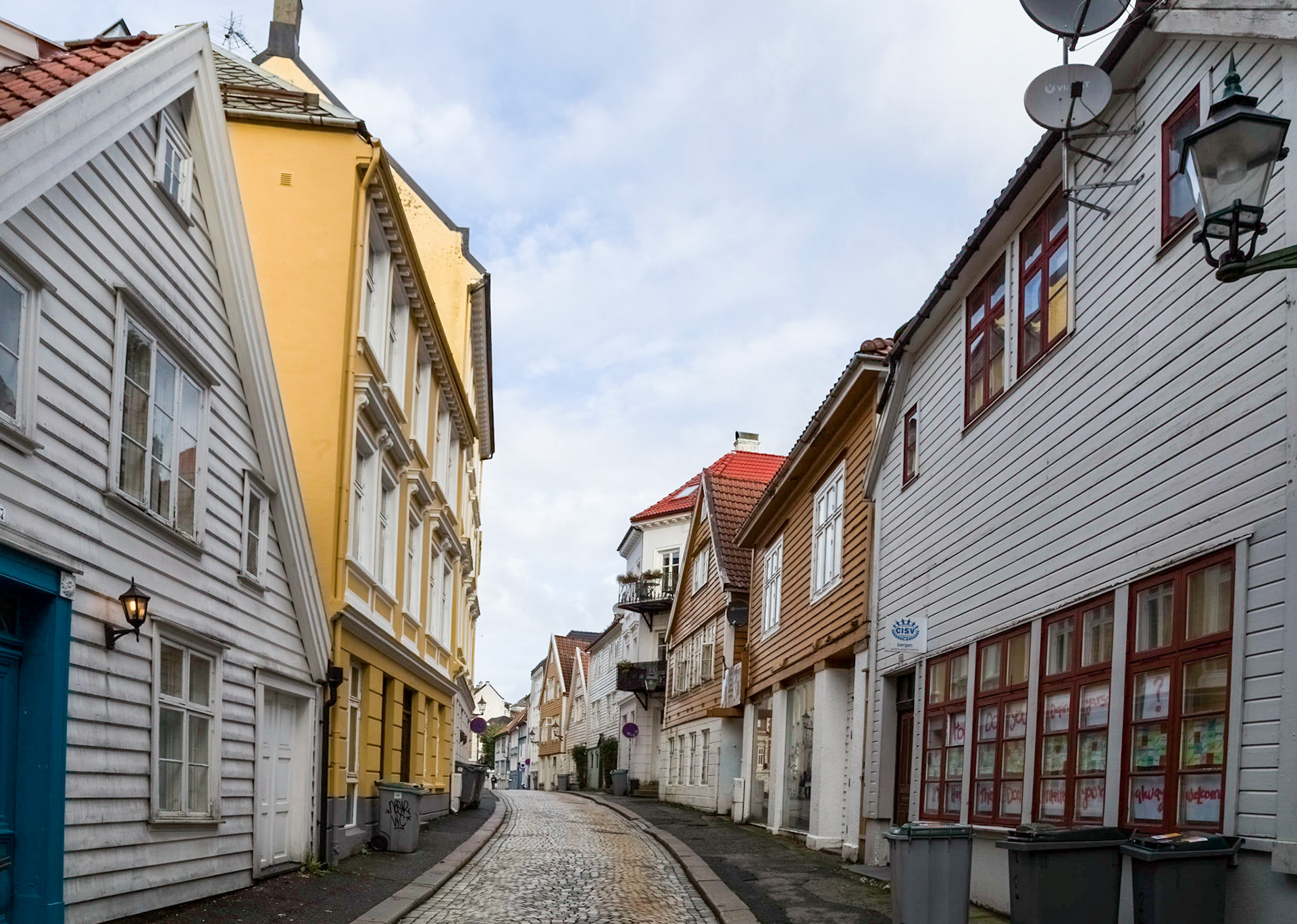 On a walk around the streets of old Bergen