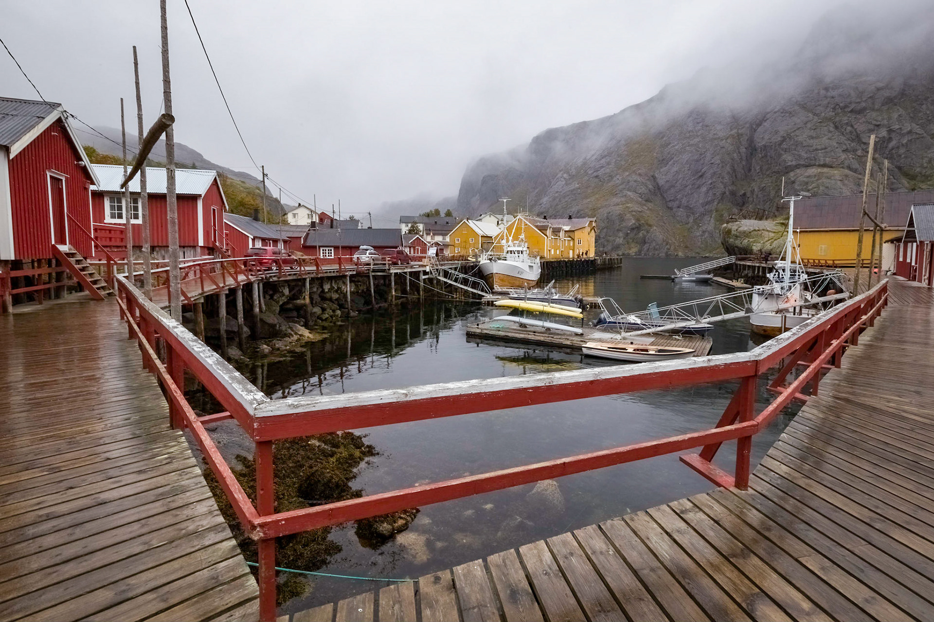 Nusfjord historical fishing village, Flakstad. 03:19 pm.