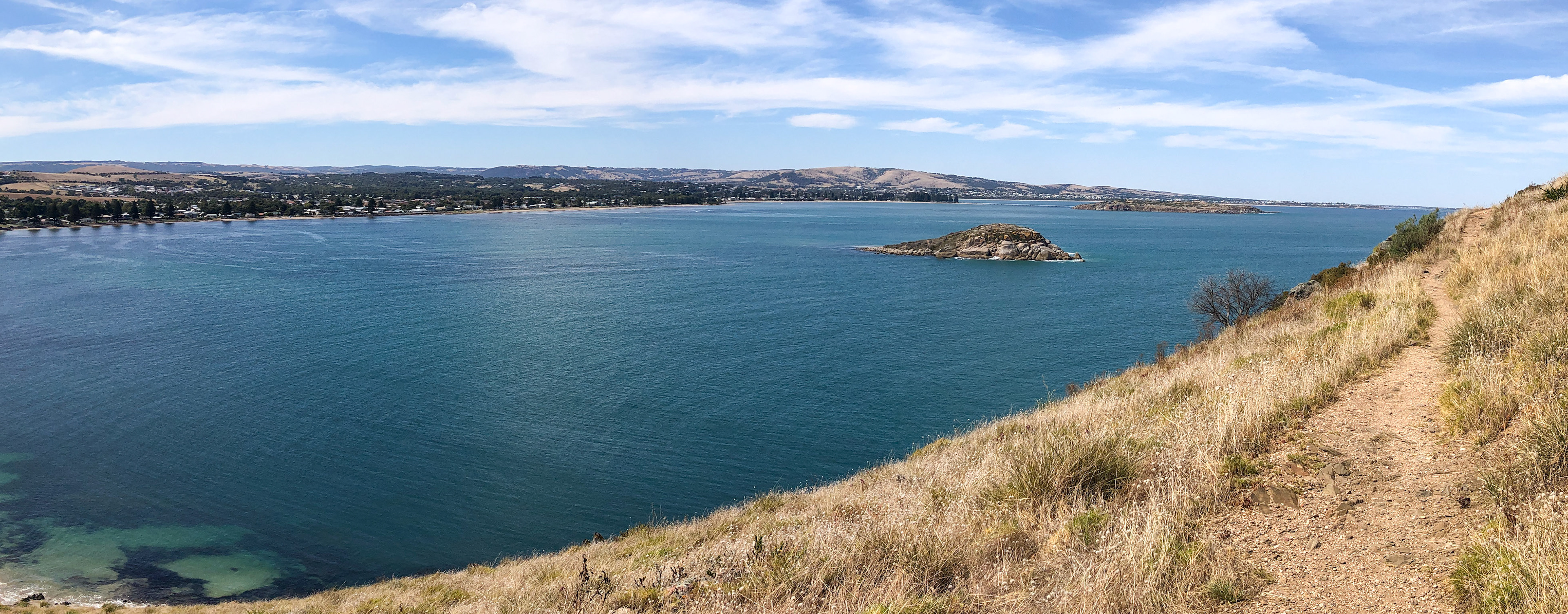 Towards Granite Island &amp; causeway, frrom The Bluff