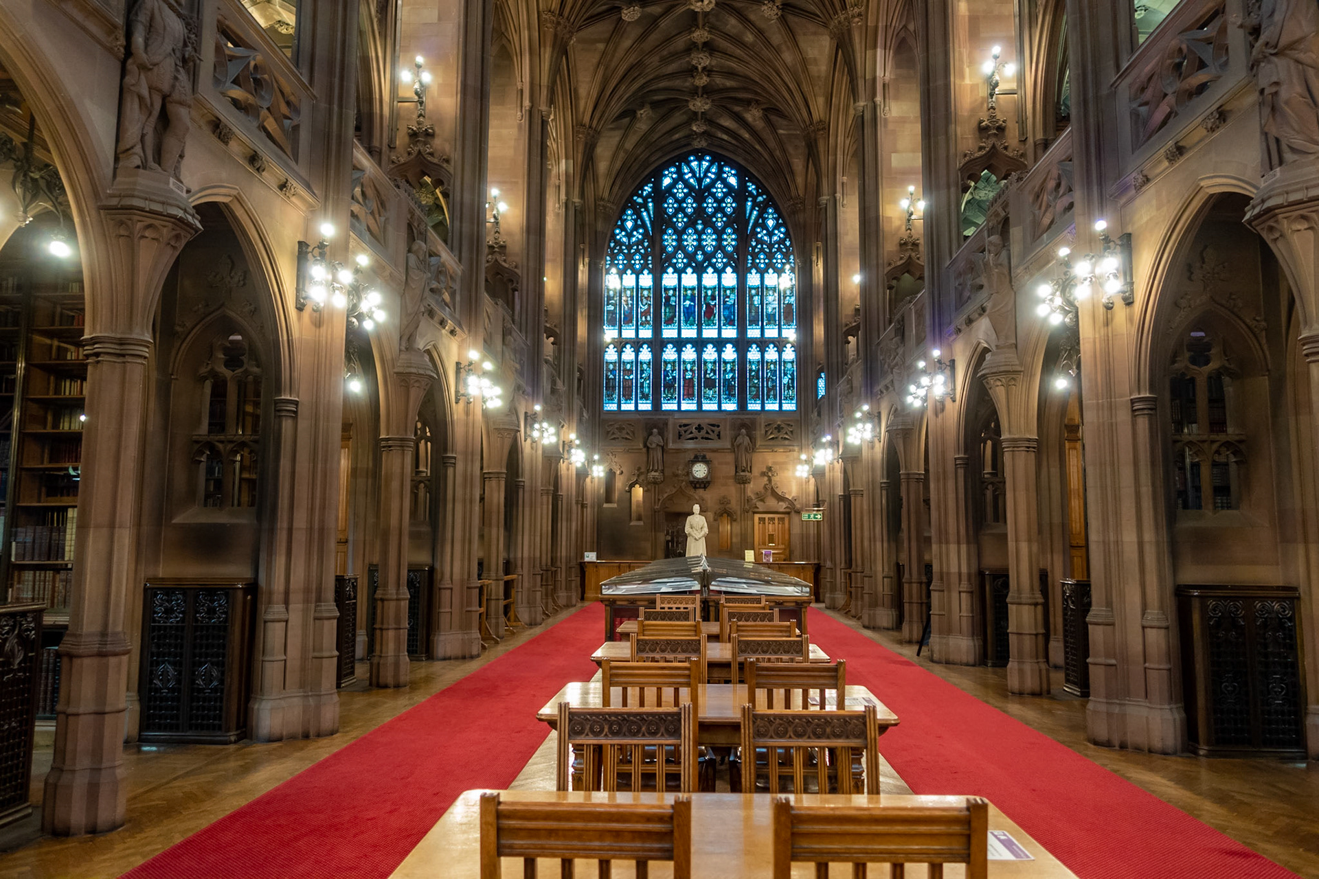 Historic Reading Room. In the John Rylands Library