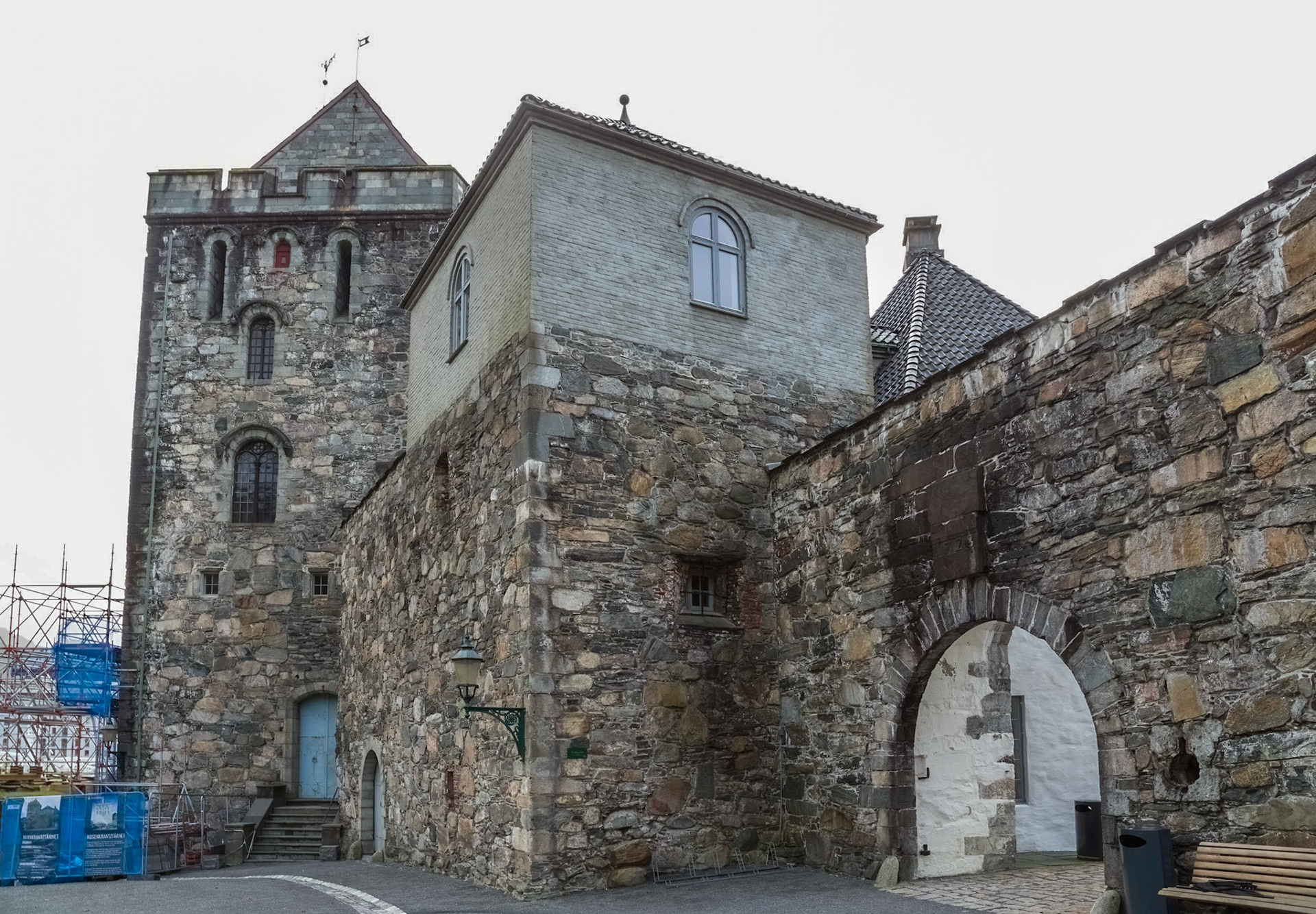 Bergenhus Fortress (Bergenhus festning) has dominated the entrance to Bergen's harbor since the late 16th century,