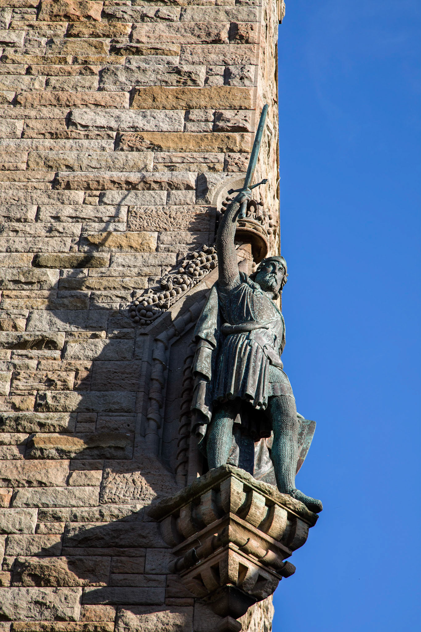 Wallace statue . The National Wallace Monument