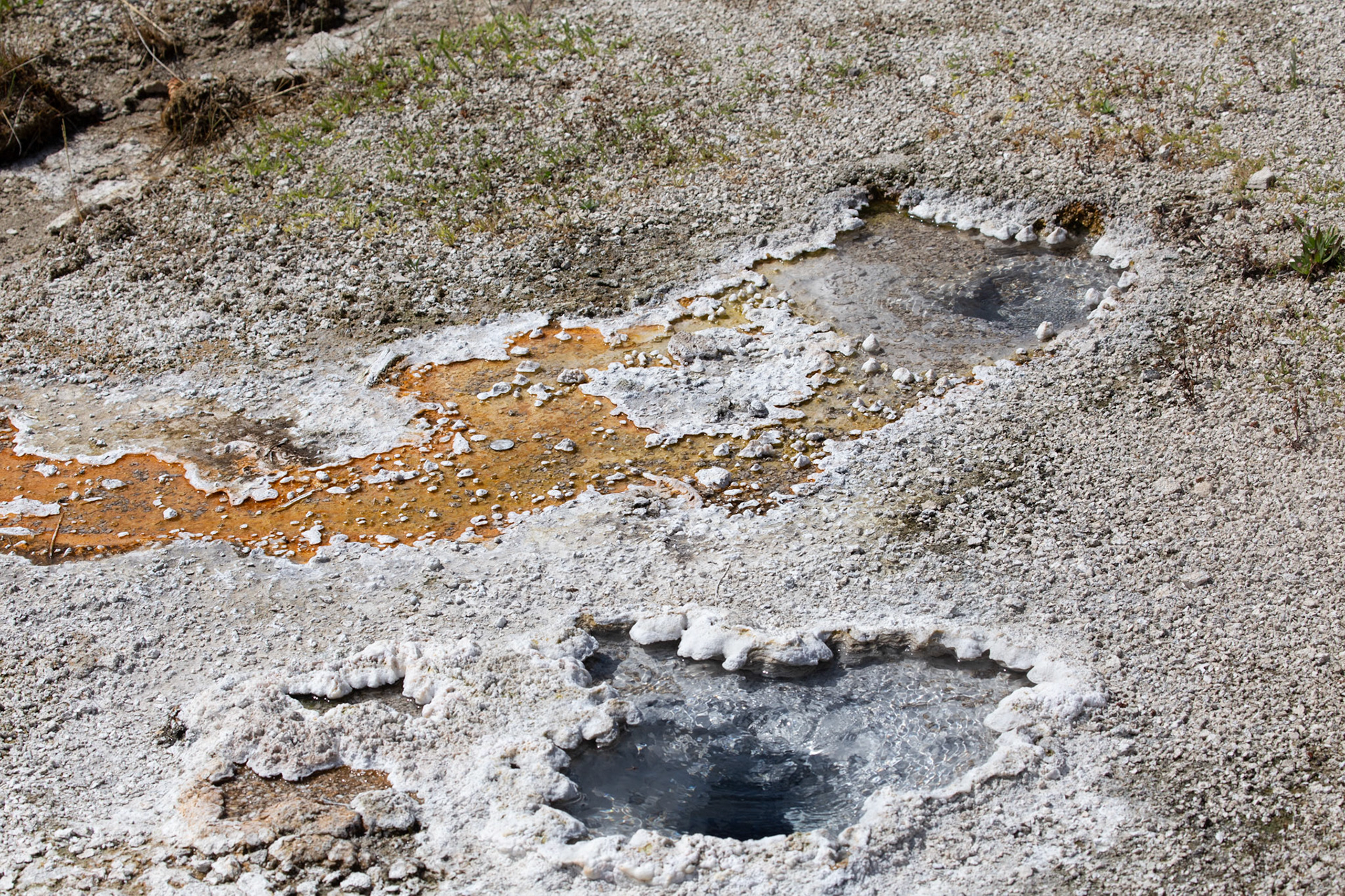 West Thumb Geyser Basin, Yellowstone National Park, Wyoming.