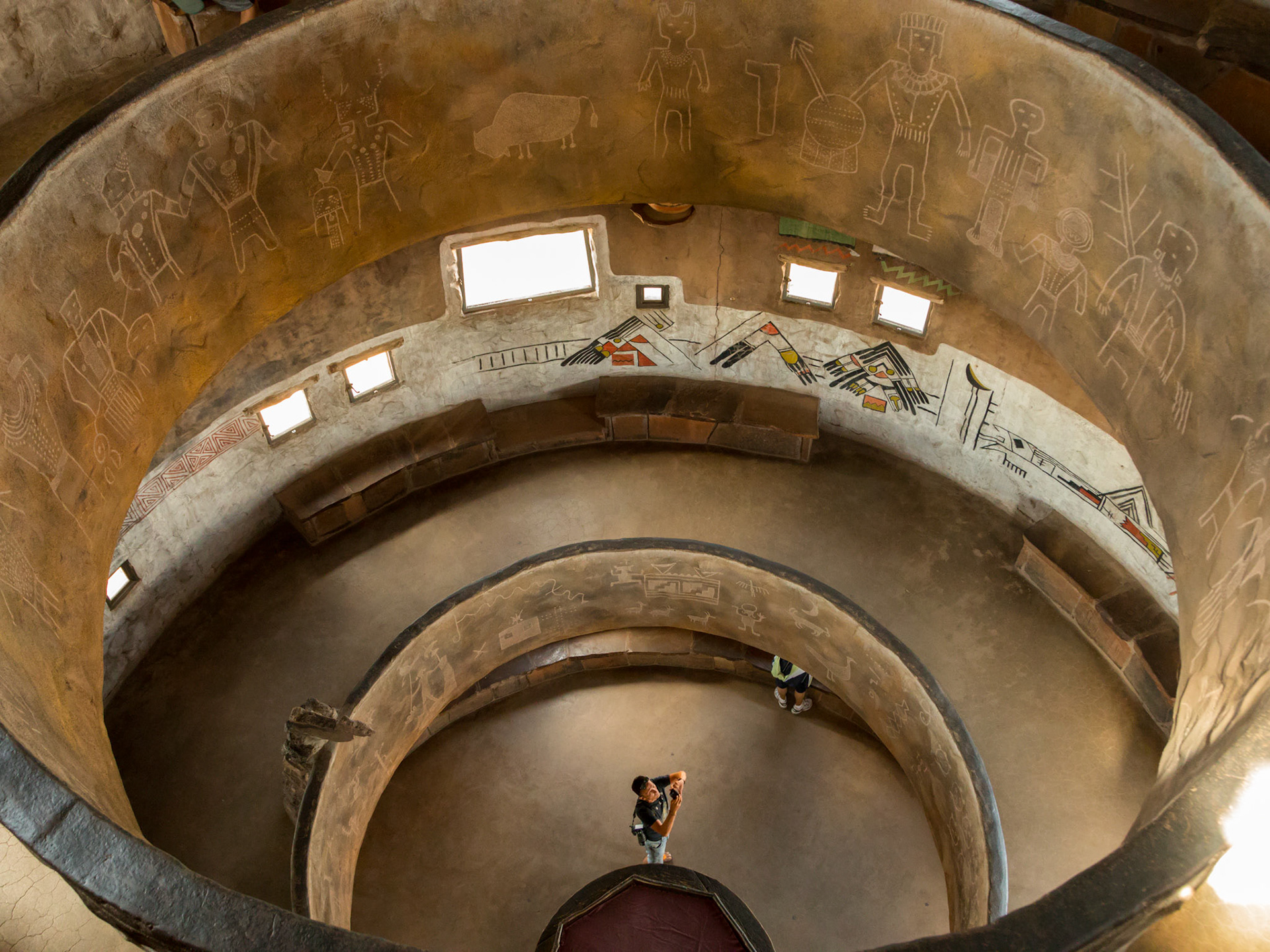 Desert View; inside the Watchtower