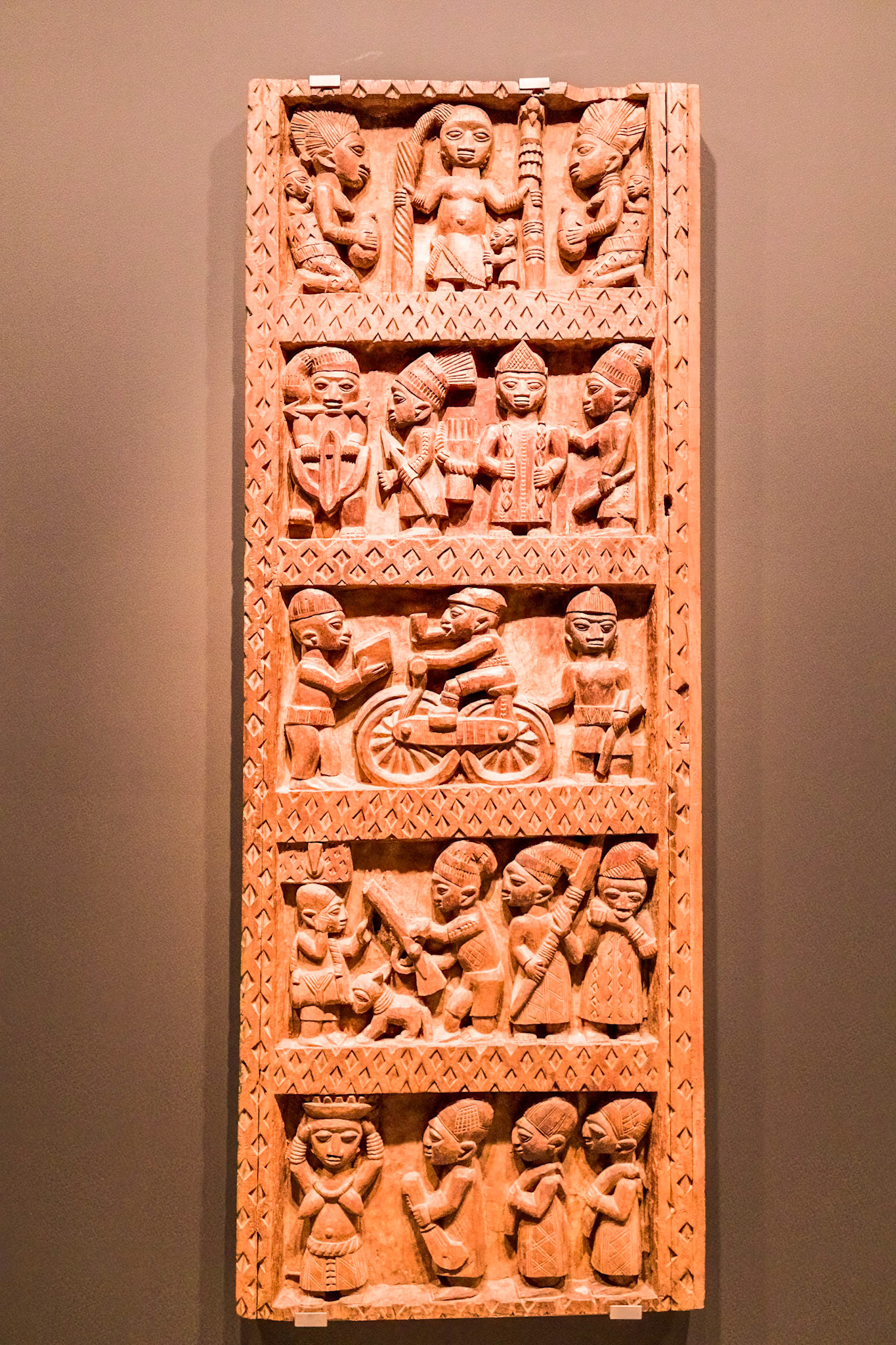 Palace Door, Nigeria, first half of the 20th century