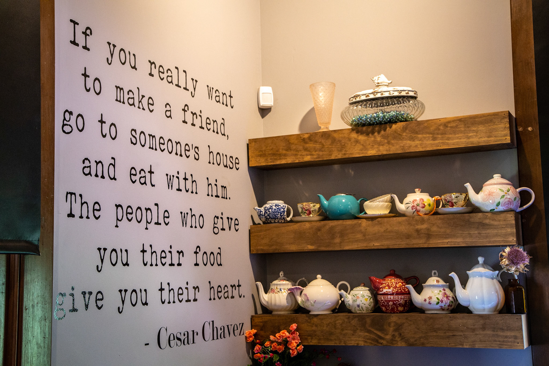 In the Gift Shop in one of the Heritage Square bungalows