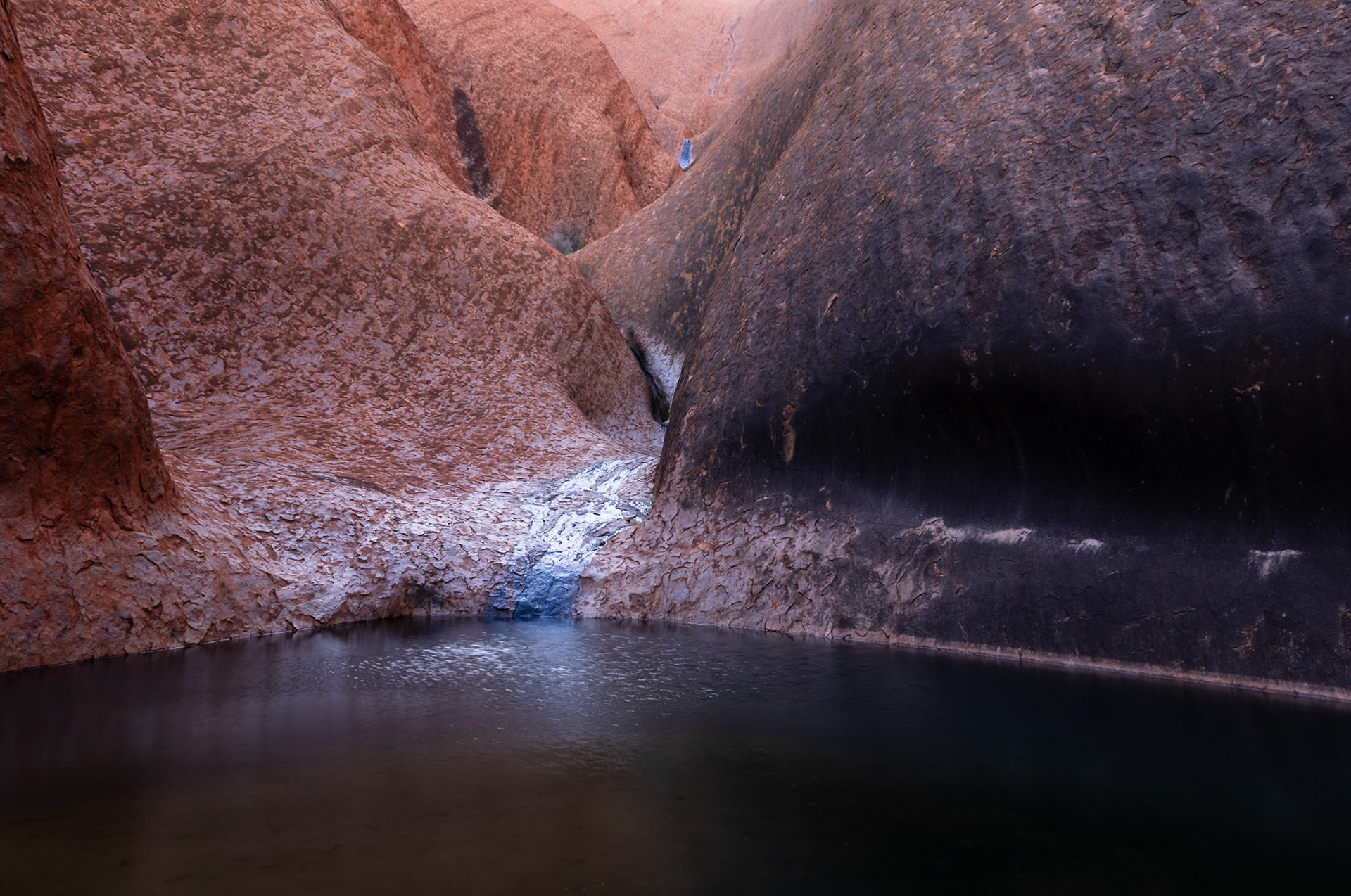 Mutitjulu Waterhole at the base of Uluru