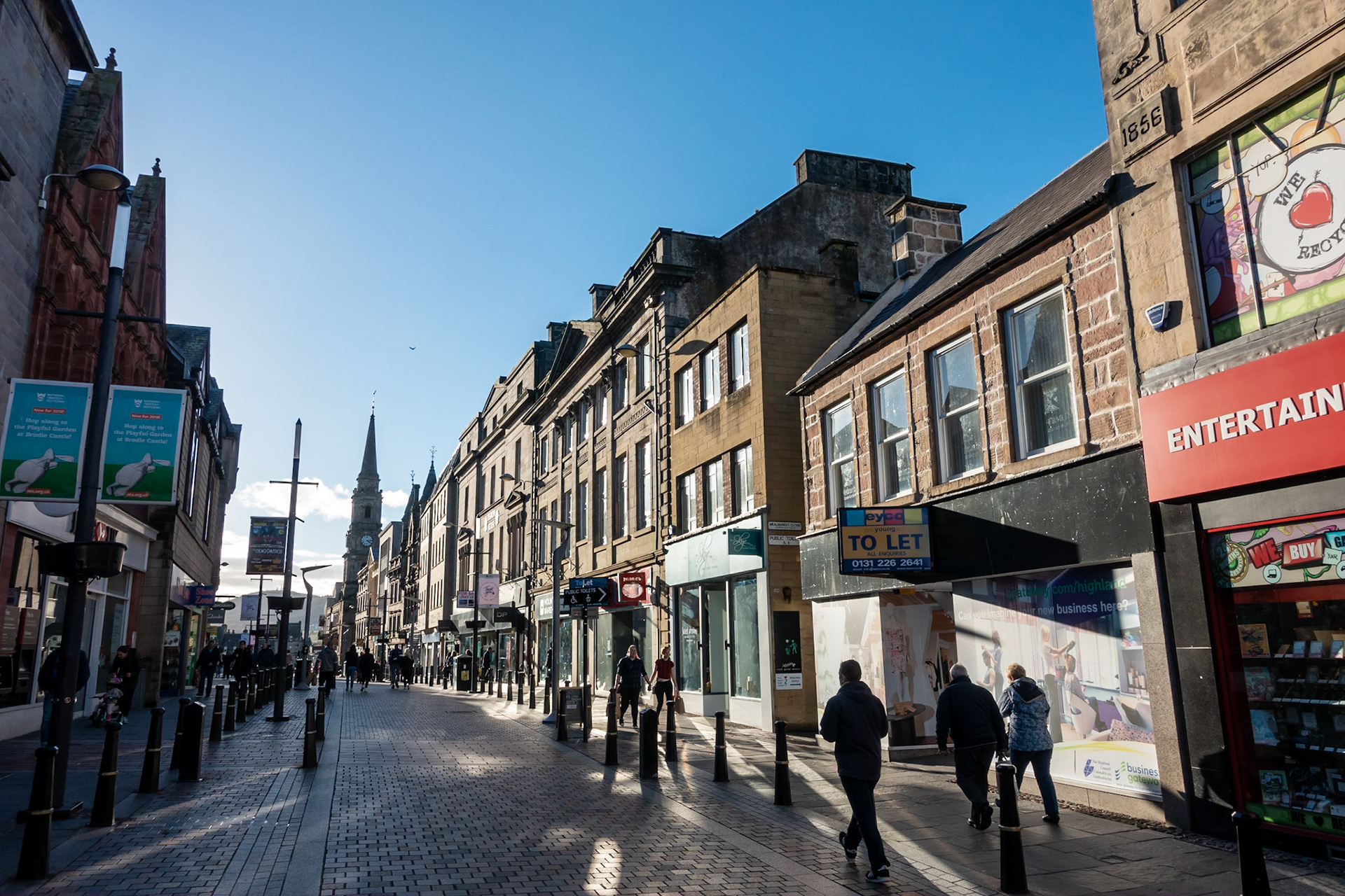High Street Pedestrian Shopping