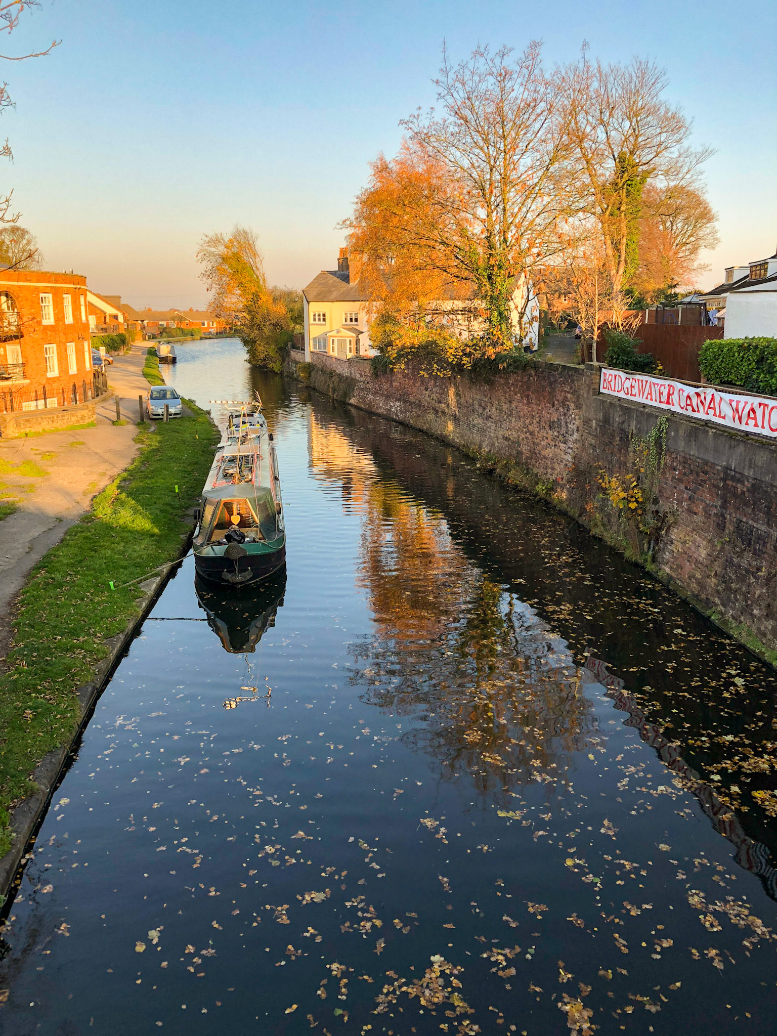 Behind Joy's house, Bridgewater Canal