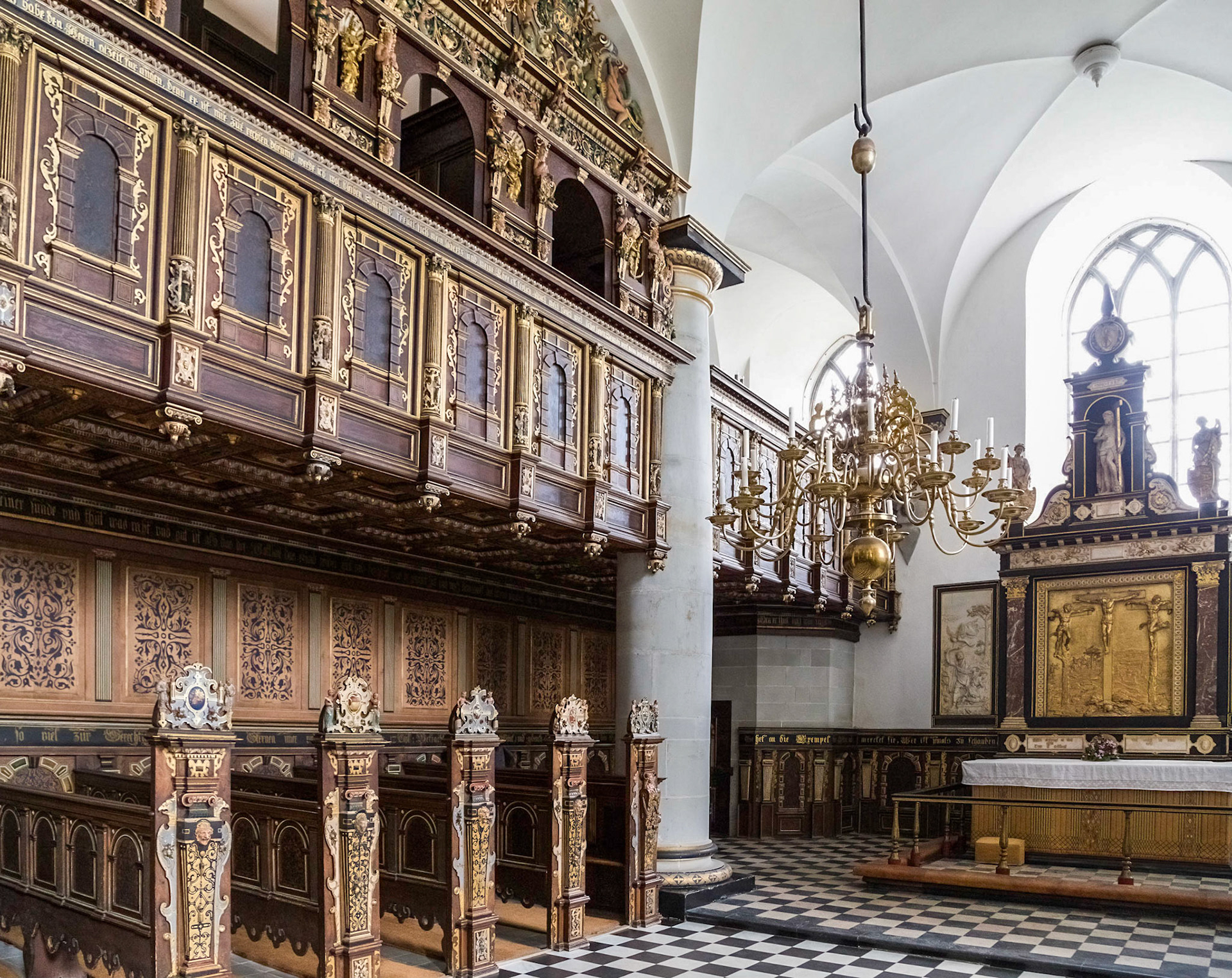 In the Chapel of Kronborg Castle