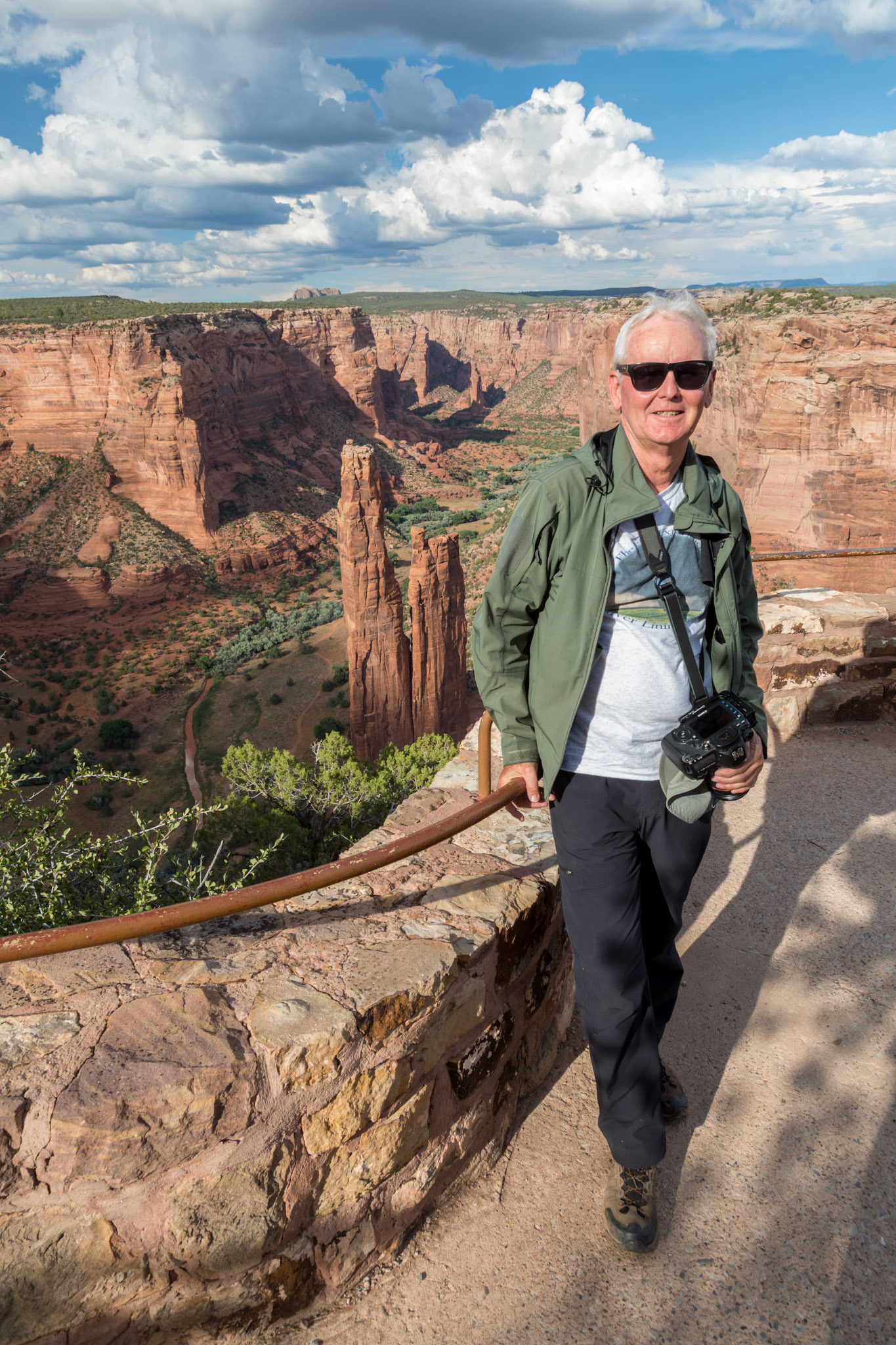 On the South Rim; Spider Rock Overlook