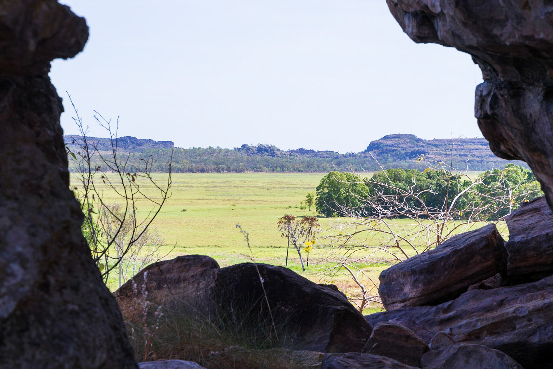 Looking out from the Ubirr rock art site