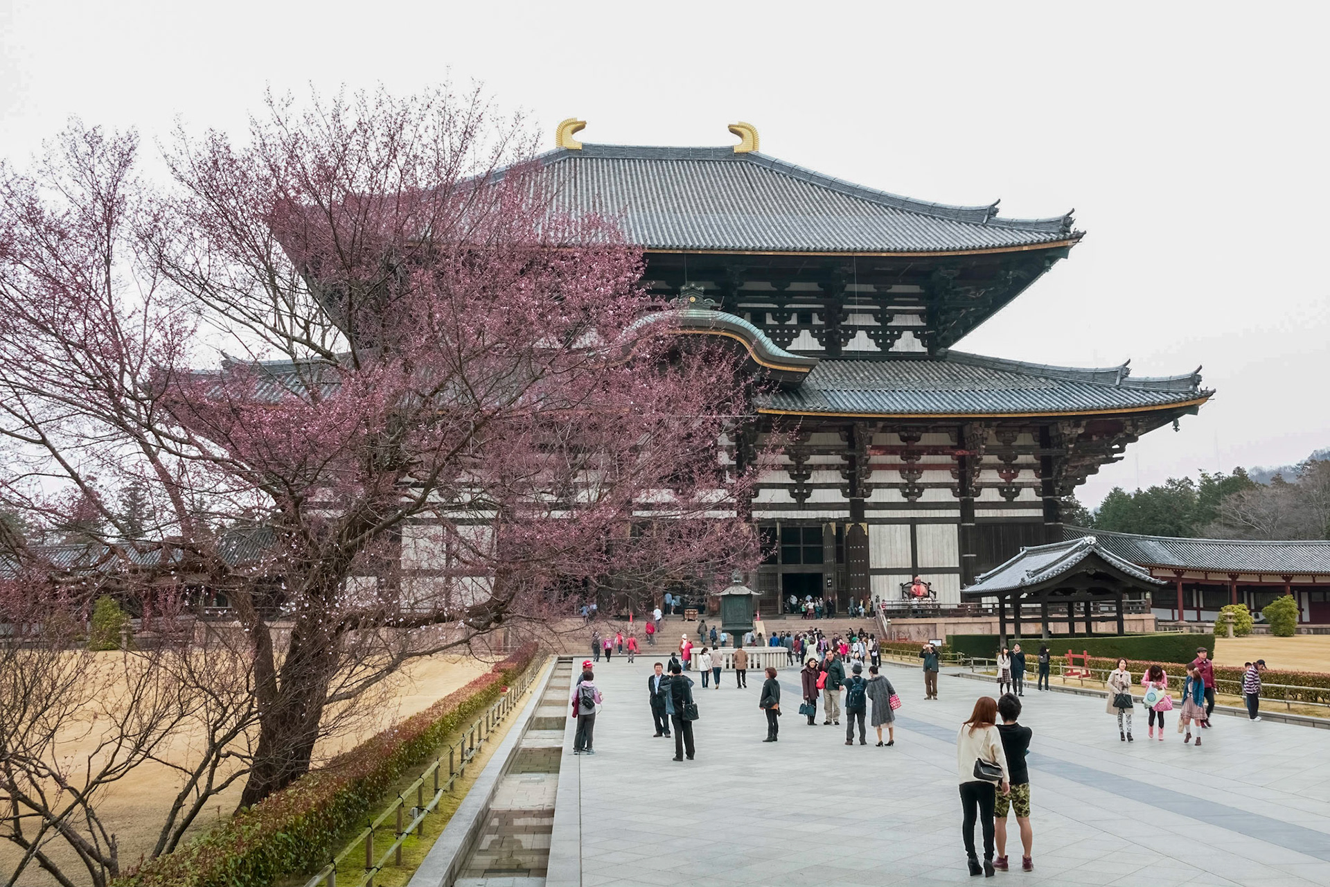 The Daibutsuden or Great Buddha Hall, Todaiji Temple.