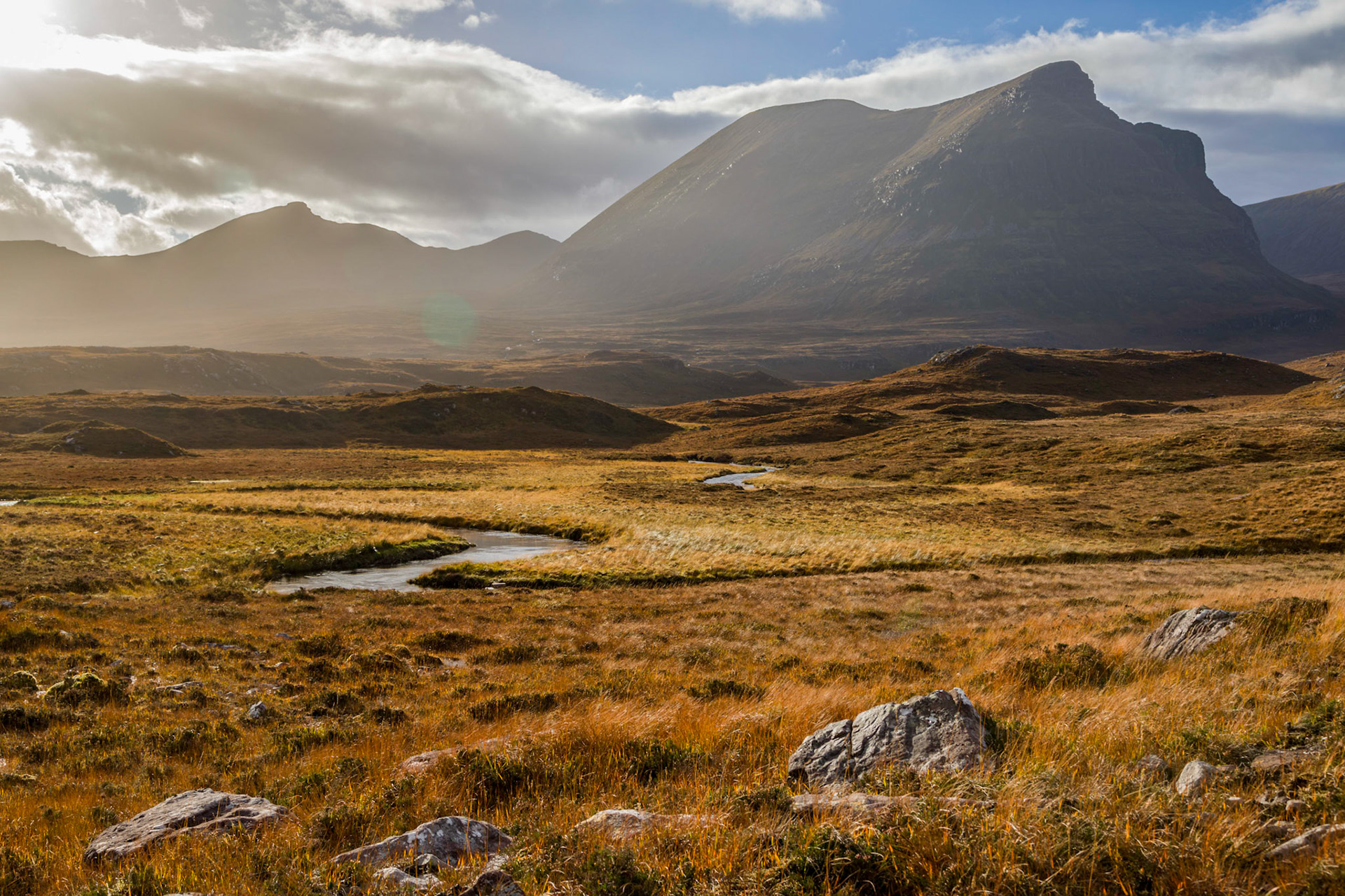 On the drive south on A894 after leaving Kylesku