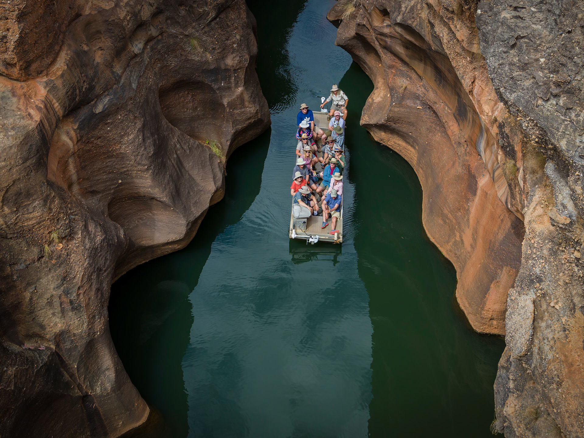 Cruising through Cobbold Gorge
