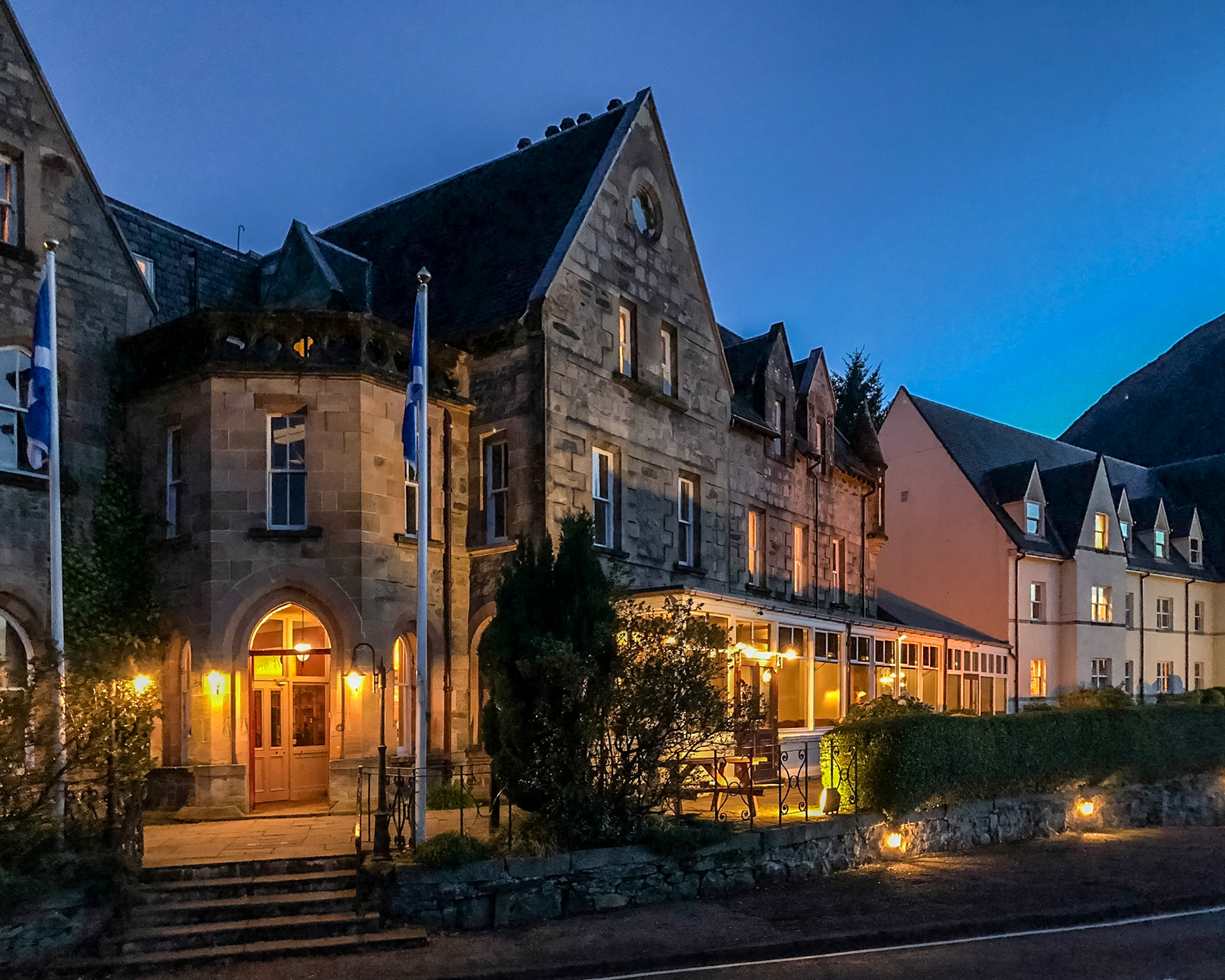 Ballachulish Hotel, on the shore of Loch Linnhe