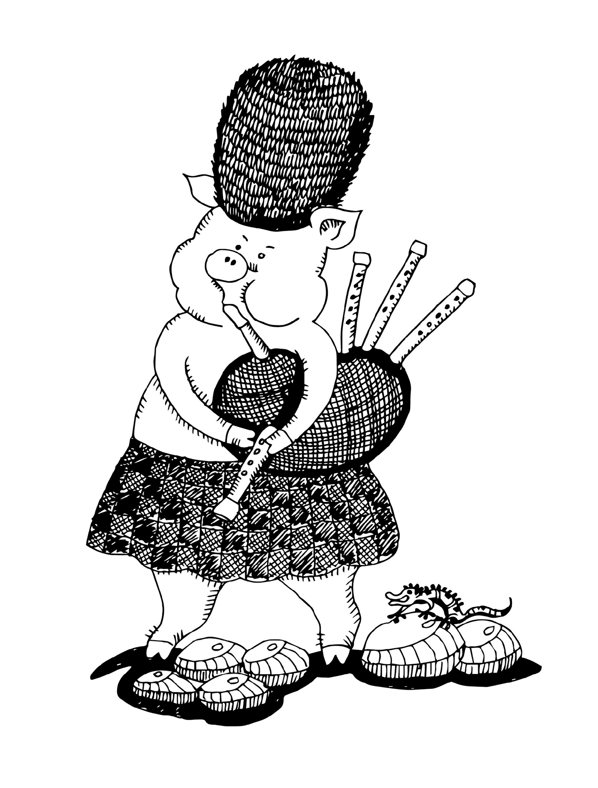 Шотландский волынщик The Scottish Piper