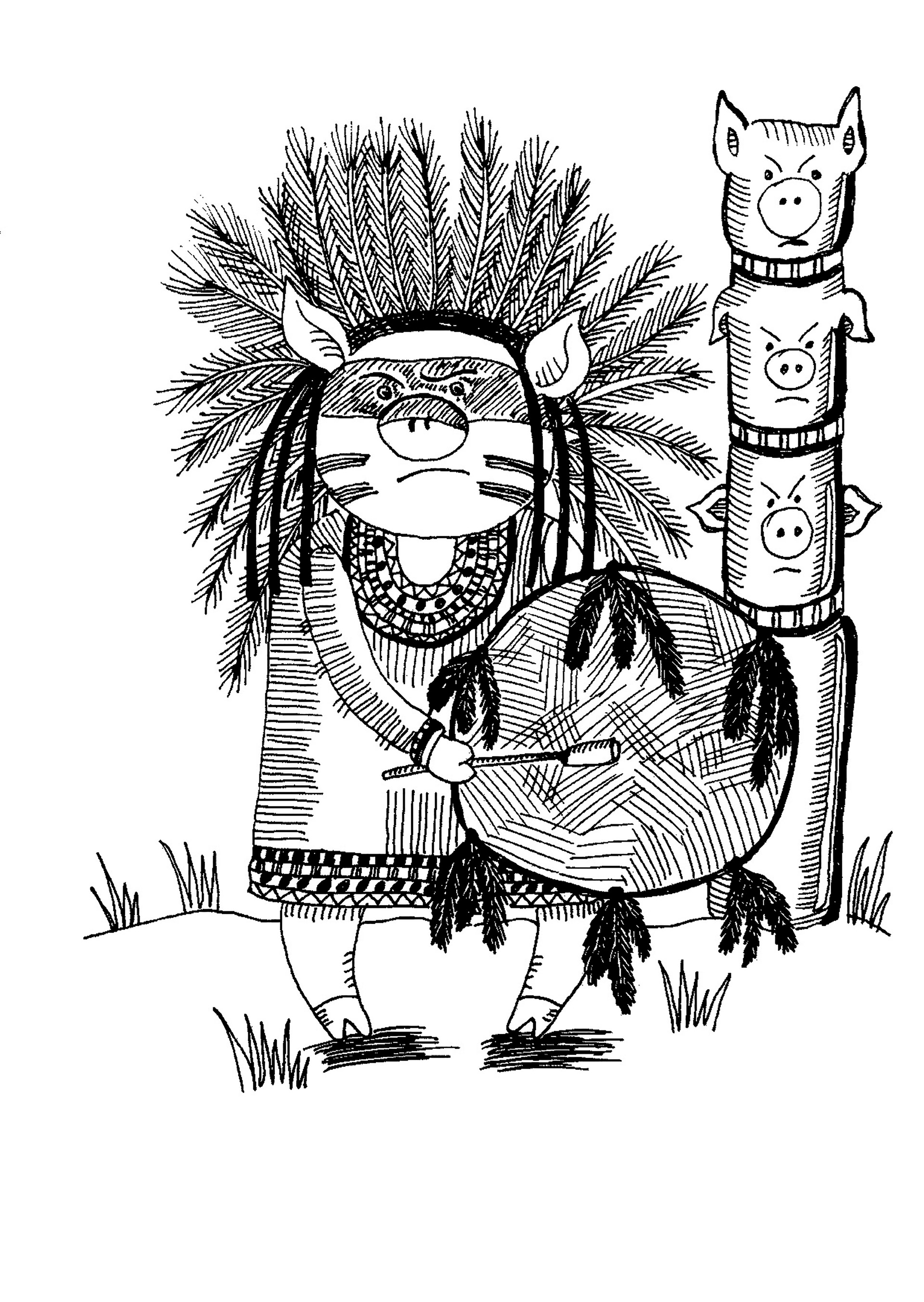 Вождь апачей Apache Chief