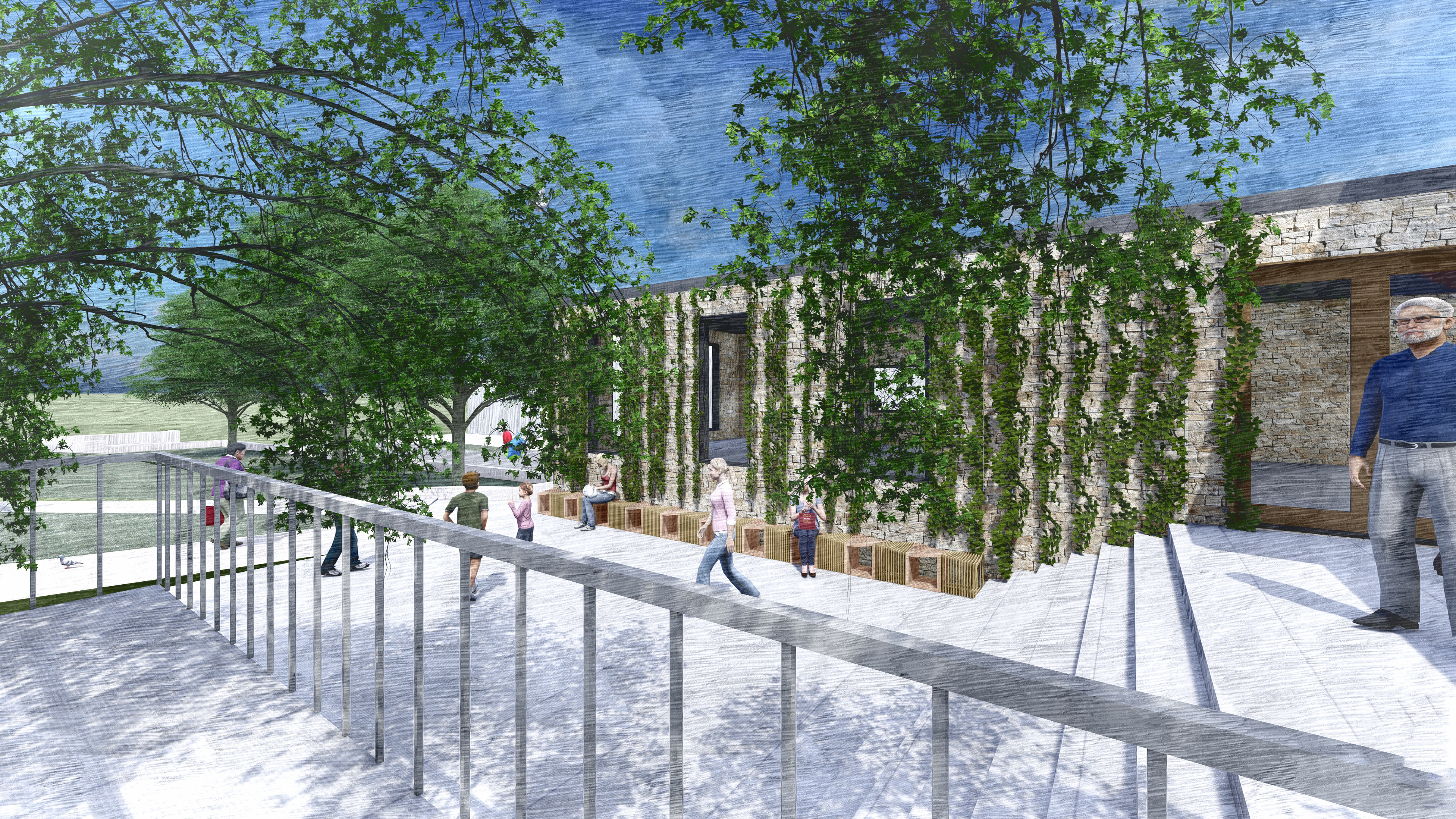EXTERNAL COMMUNITY SPACE WITHIN THE LOT
