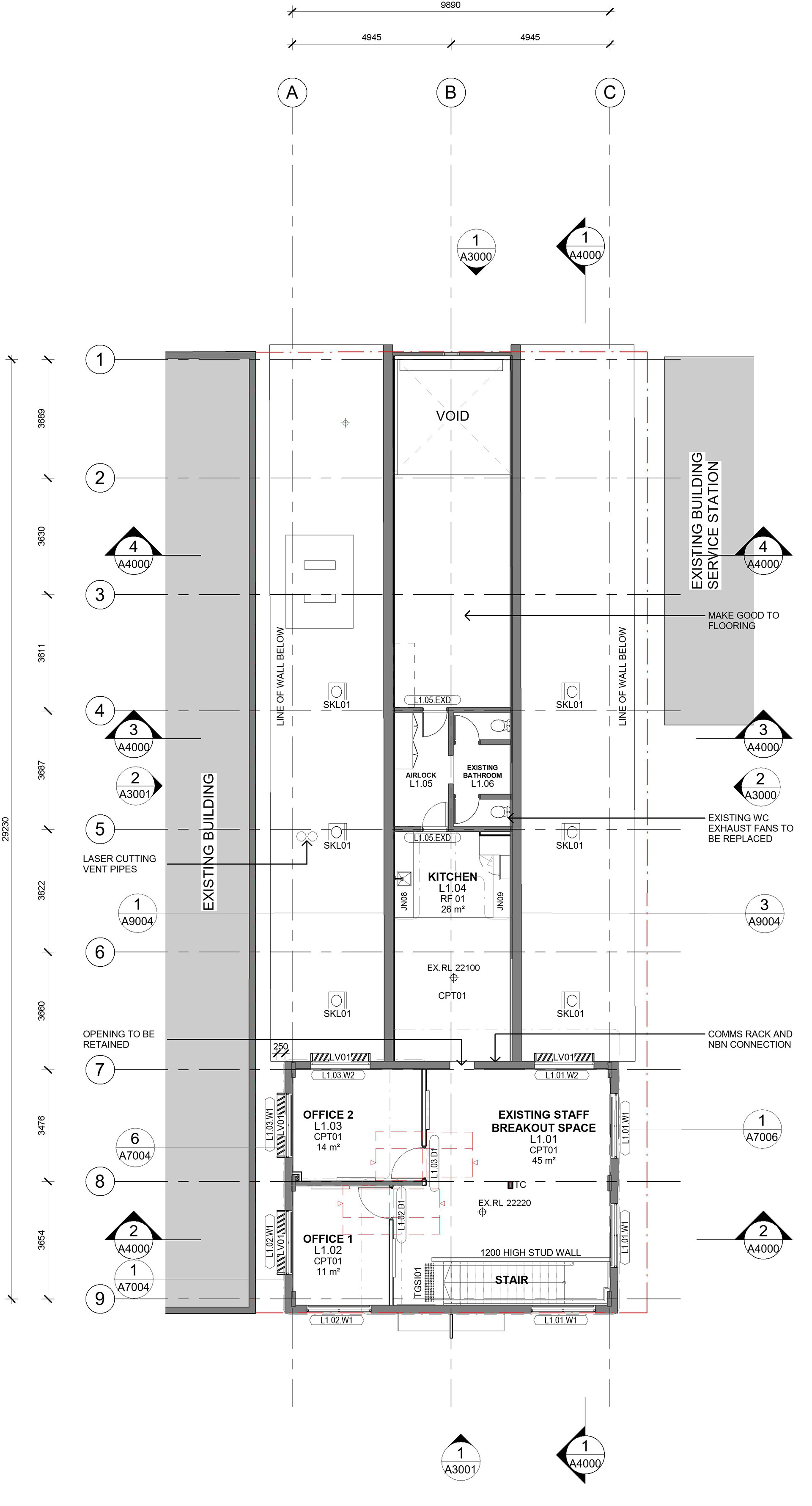 PROPOSED FIRST FLOOR PLAN