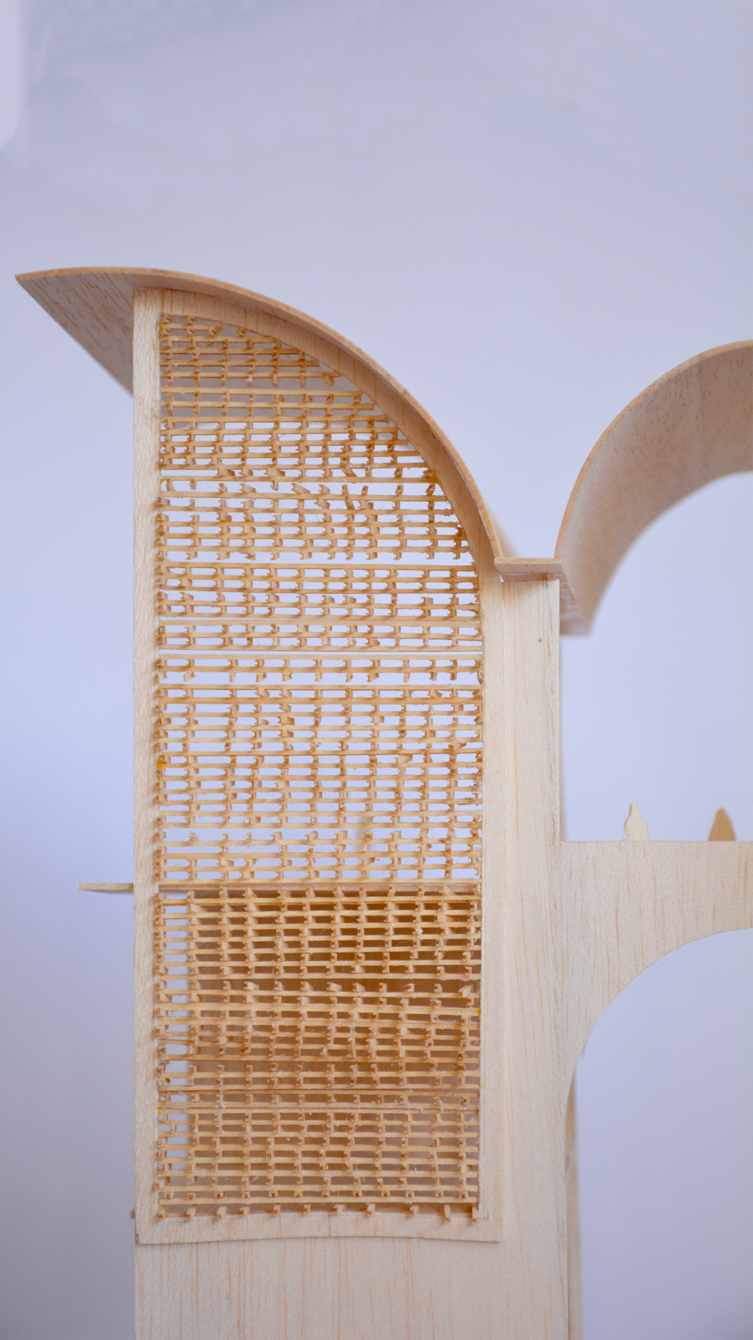 1:80 MODEL CLOSE UP PERFORATED SCREEN