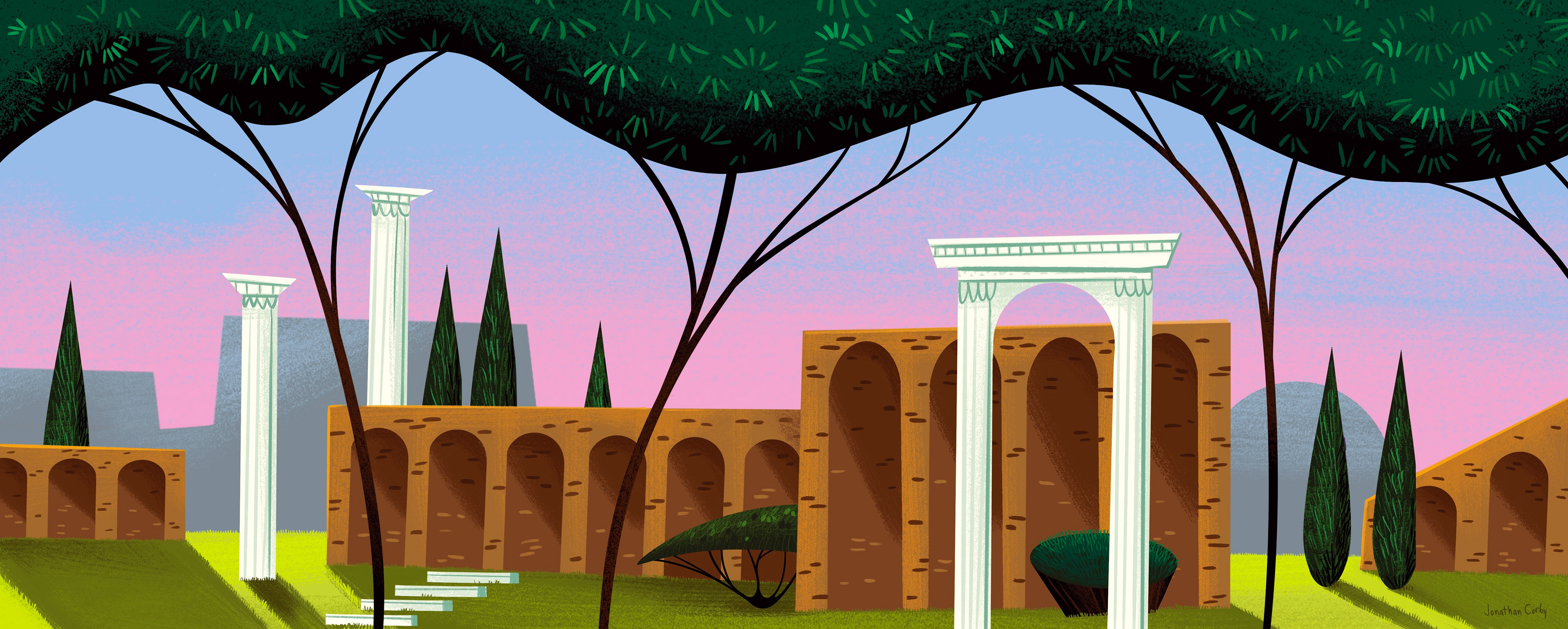 Roman Forum II, digital