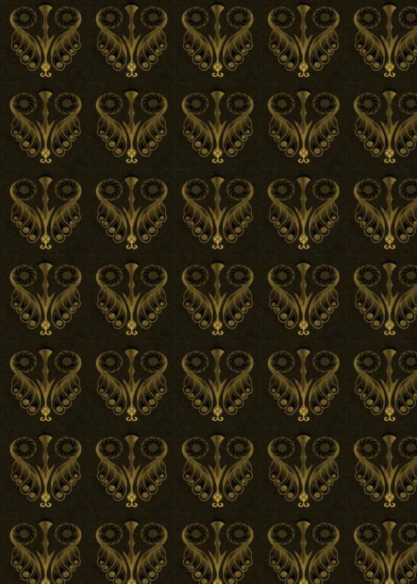 Fabric pattern created with Armenian Ornaments painted by Ares in 2022