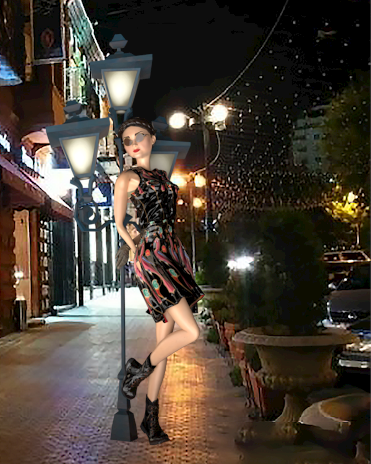 Salbi's  New Summer Dress designed with Armenian Ornaments  