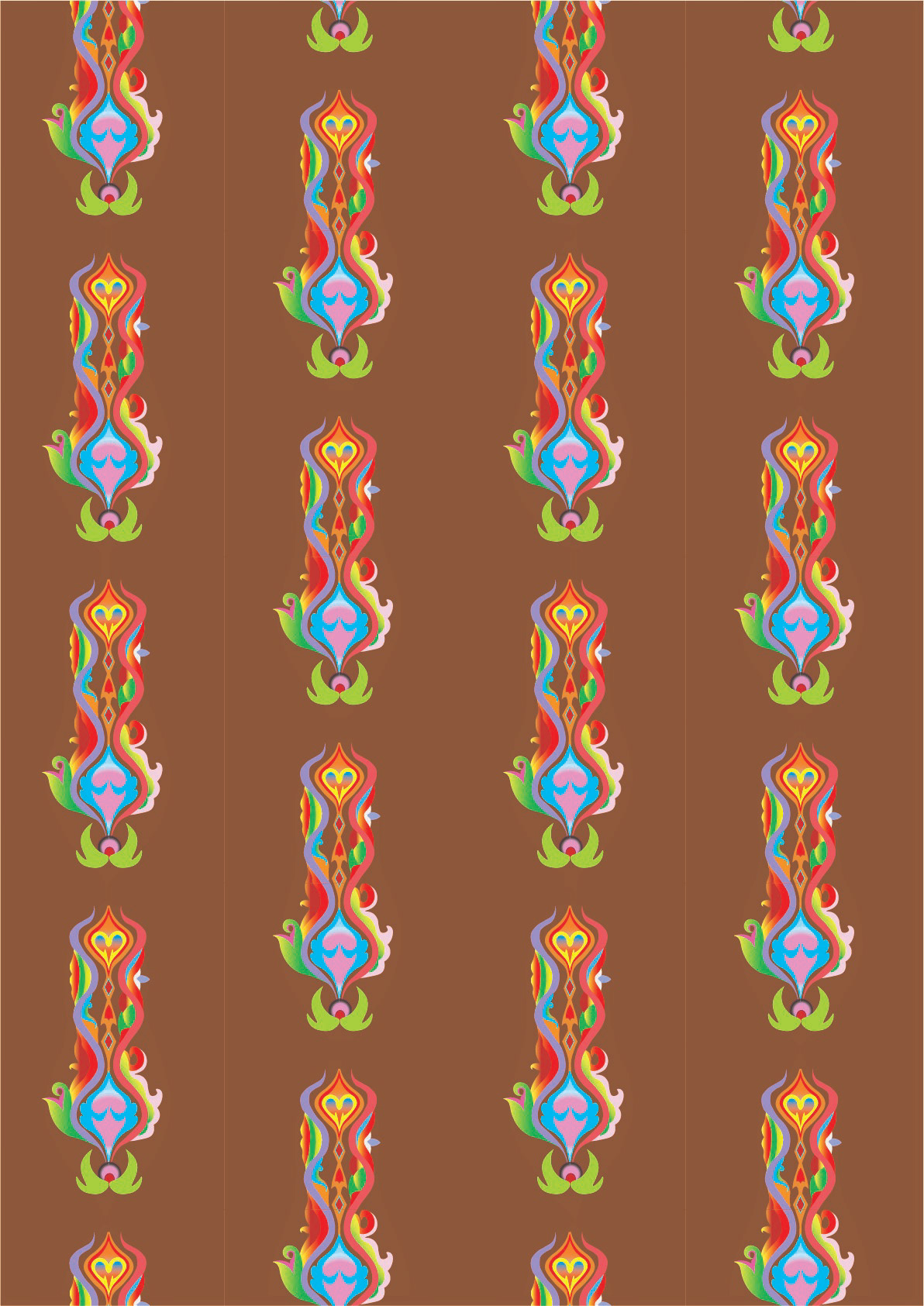 Pattern designed with Armenian Ornament created by painter and binder Ares Hovhannesyan (2021)