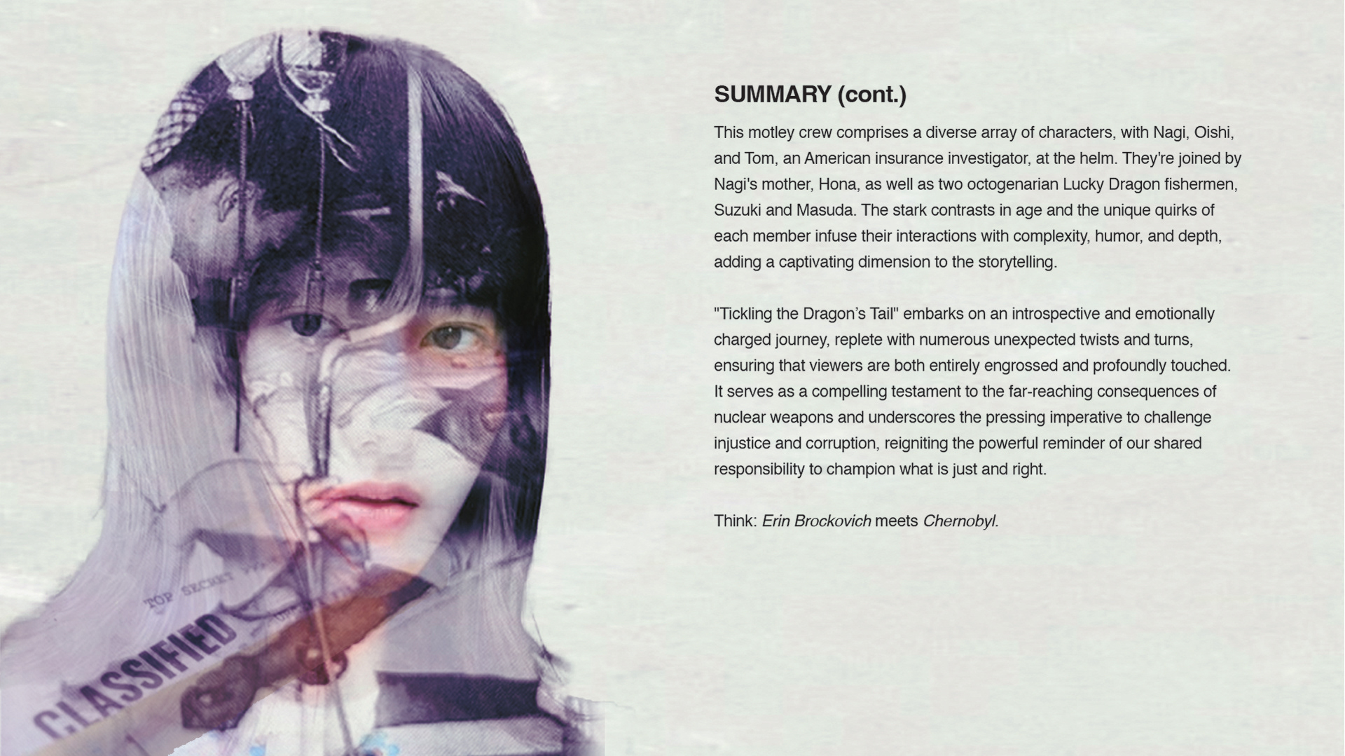 Pitch deck for a feature film