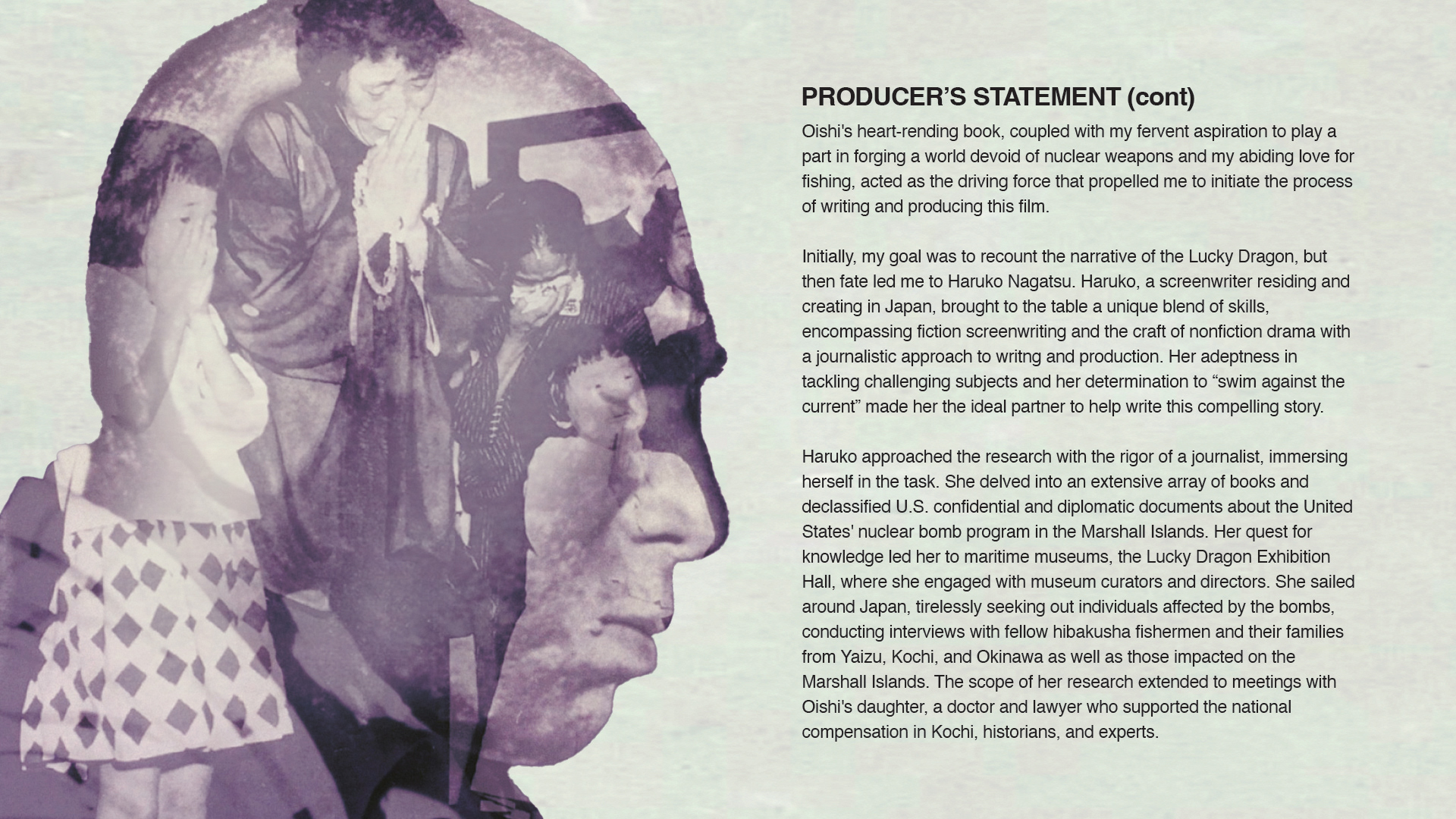 Pitch deck for a feature film