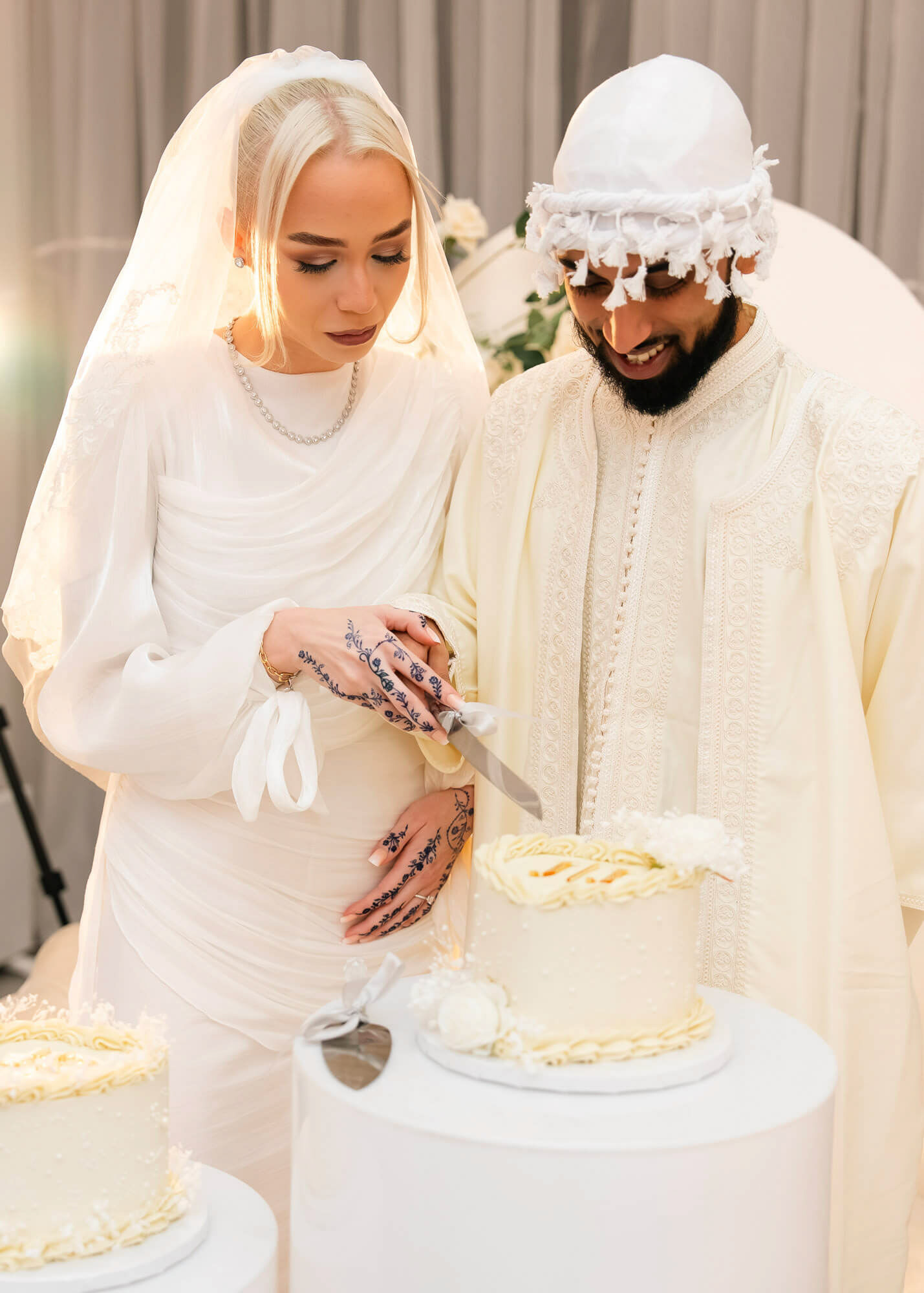 South Asian Nikkah Cake Slicing | Manchester