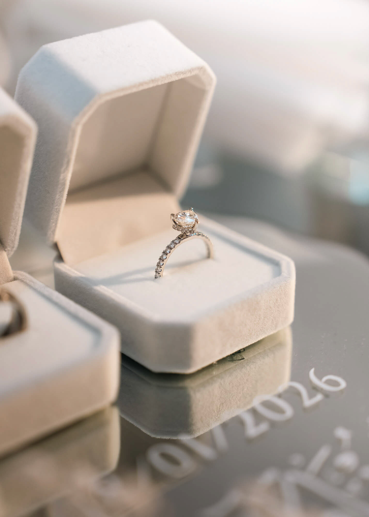 Diamond Engagement Ring Detail | Manchester