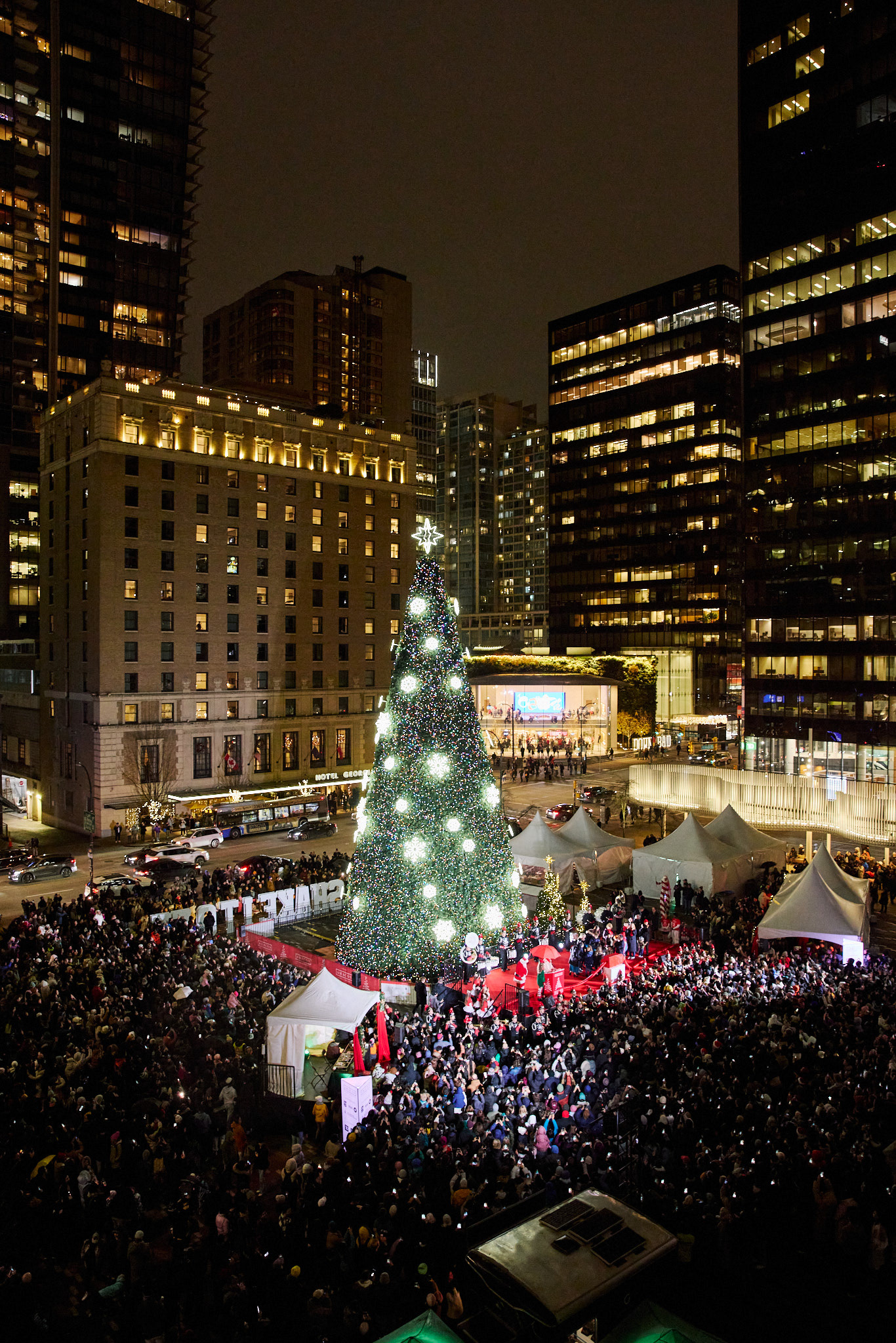 Vancouver Christmas Tree Lighting Ceremony