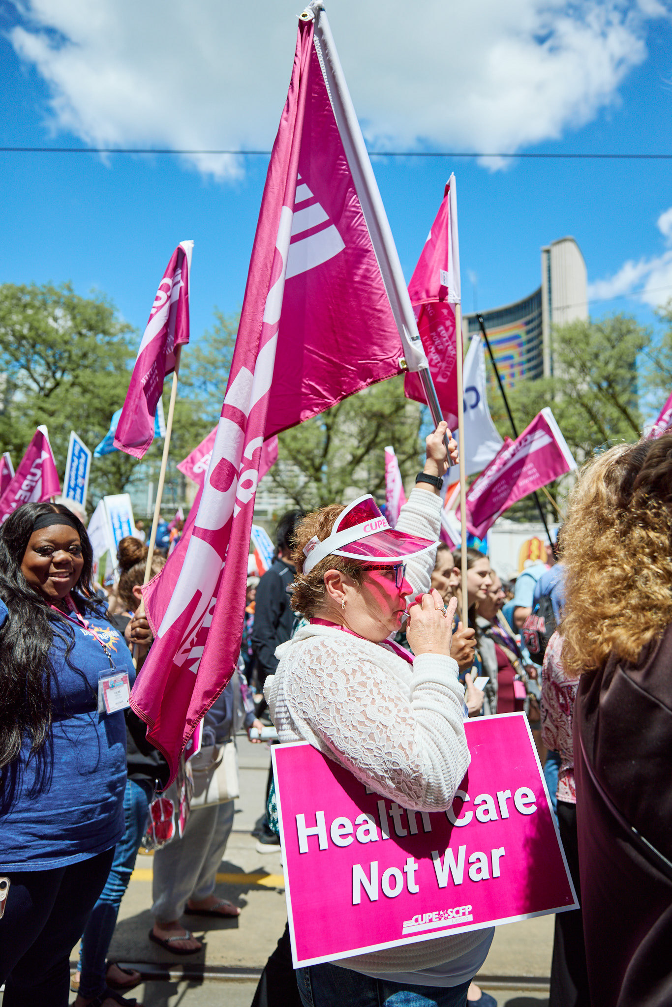 CUPE Ontario at Ontario Health Coalition Rally